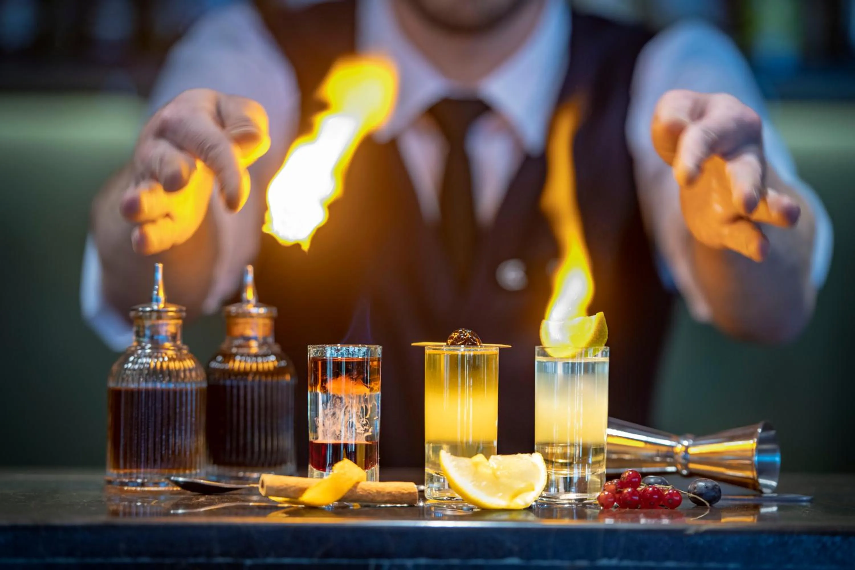 Drinks in Golden Tulip Design Tbilisi