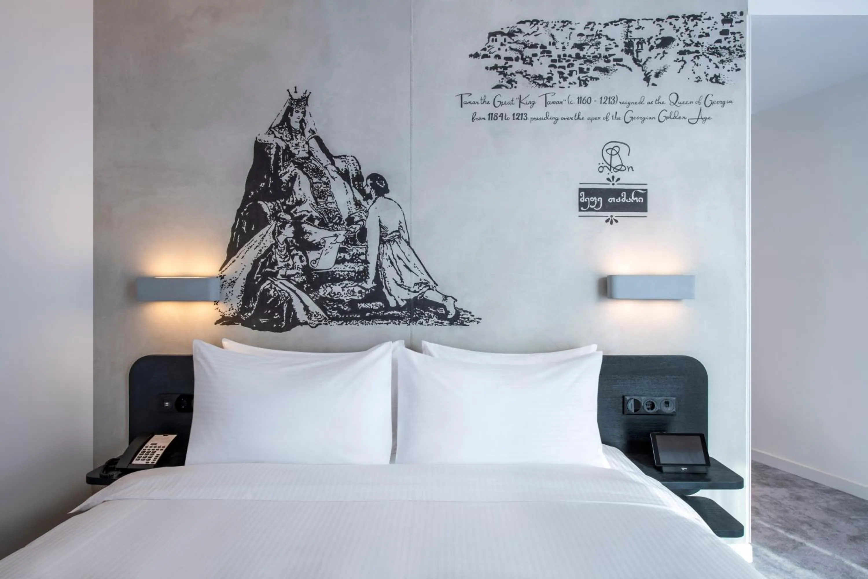 Bedroom, Bed in Golden Tulip Design Tbilisi