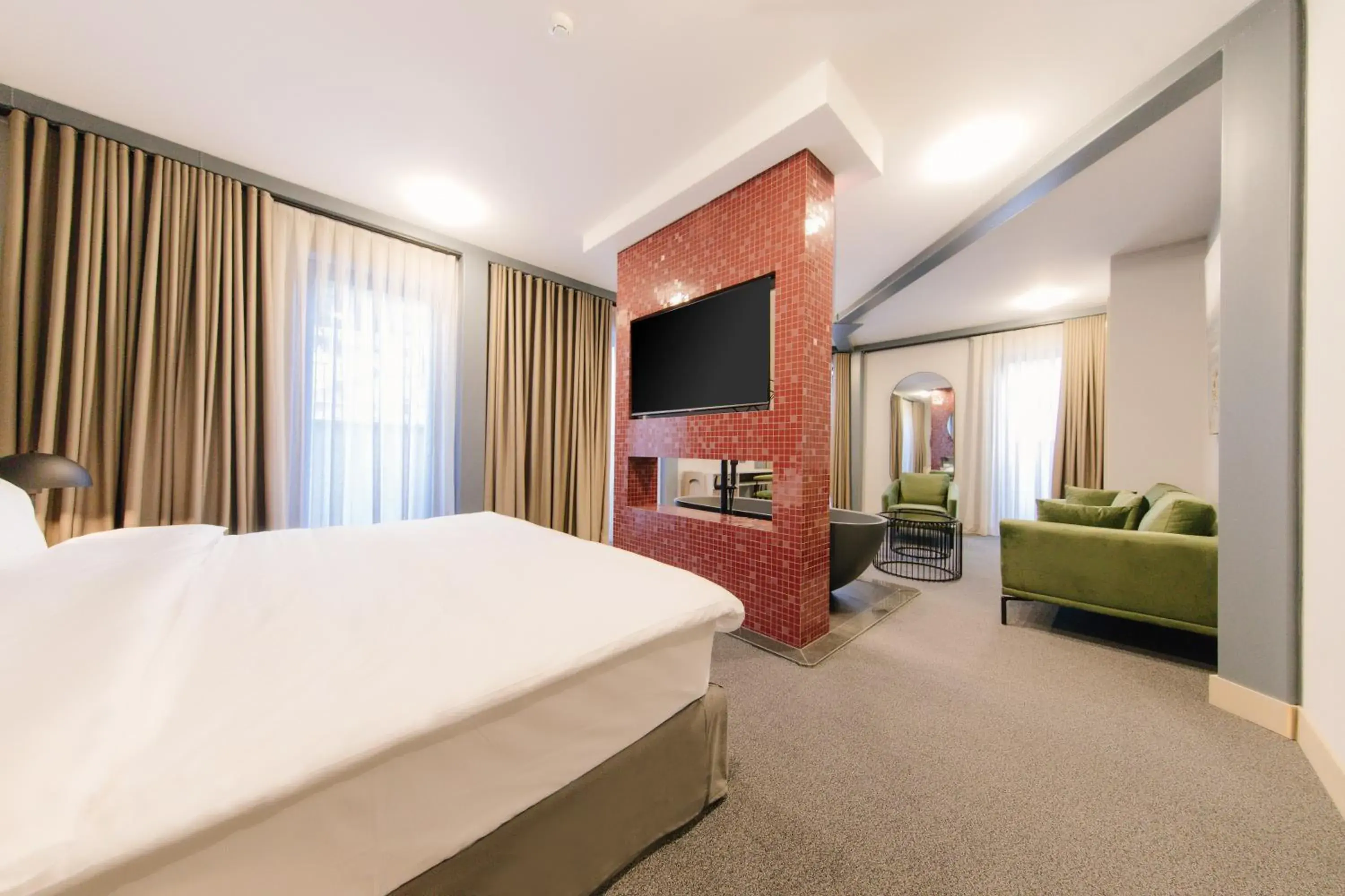 Bed in STROFI Boutique Hotel Bed in STROFI Boutique Hotel