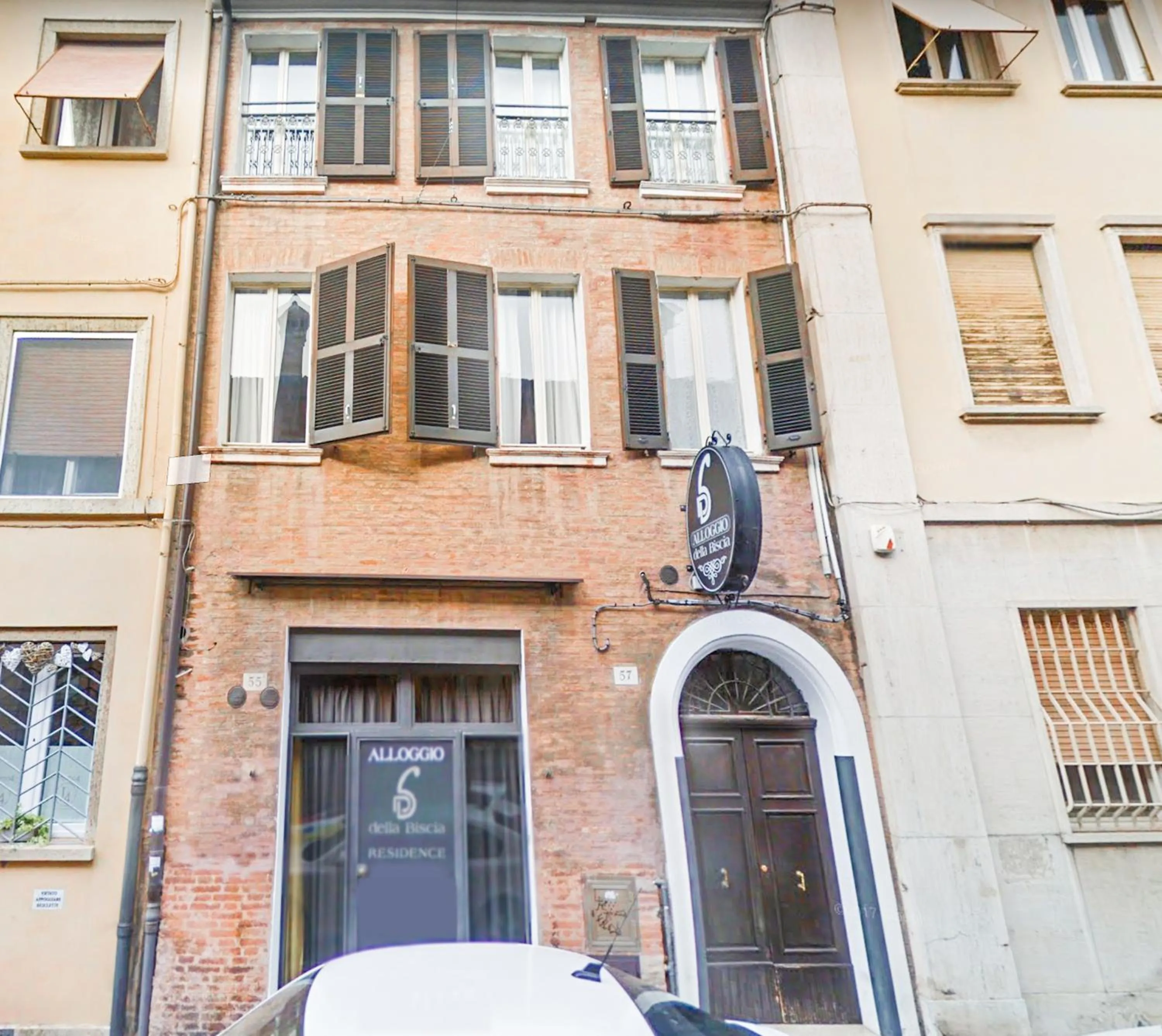 Facade/entrance in Locanda Della Biscia