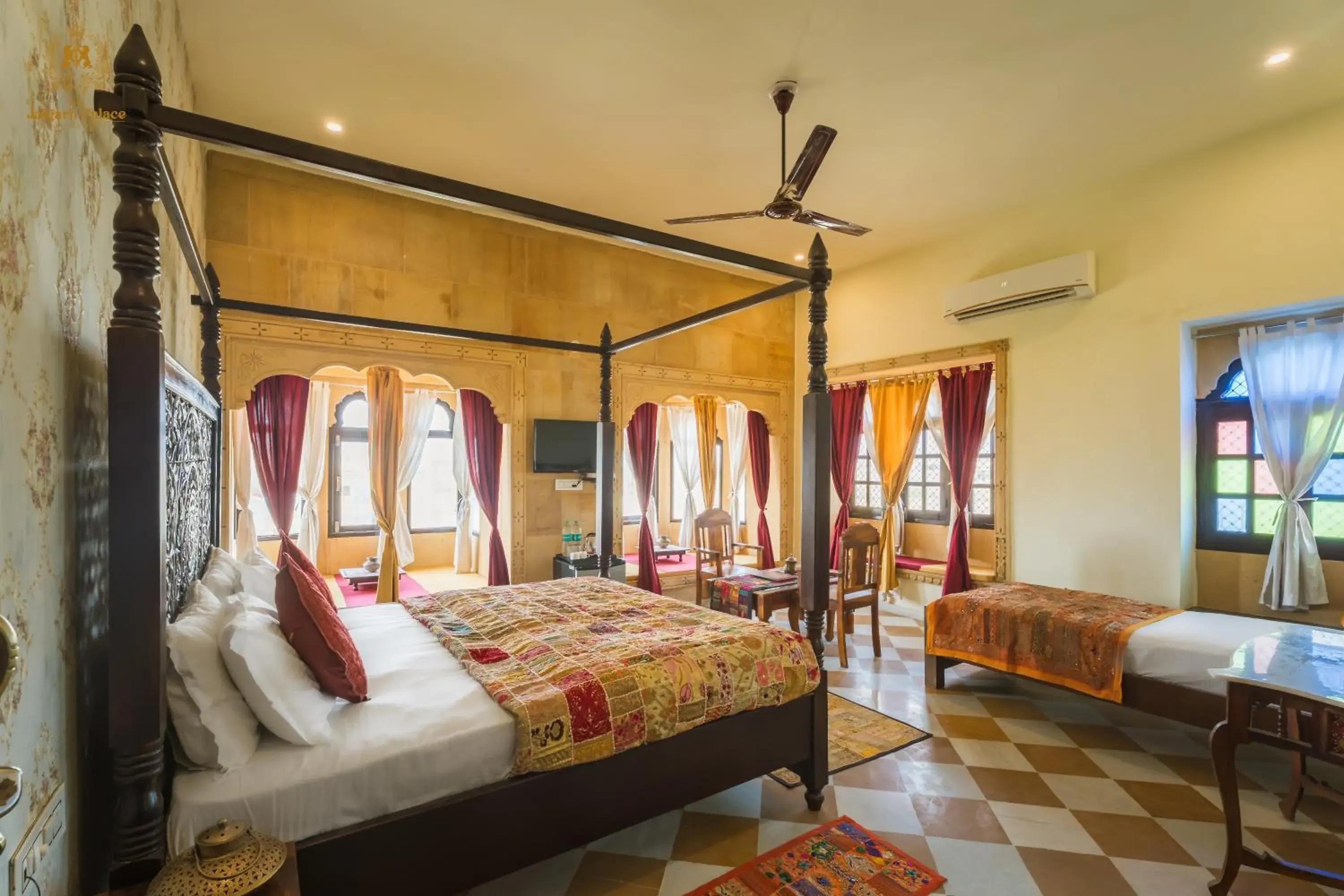 View (from property/room), Bed in The Jaigarh Palace Jaisalmer View (from property/room), Bed in The Jaigarh Palace Jaisalmer