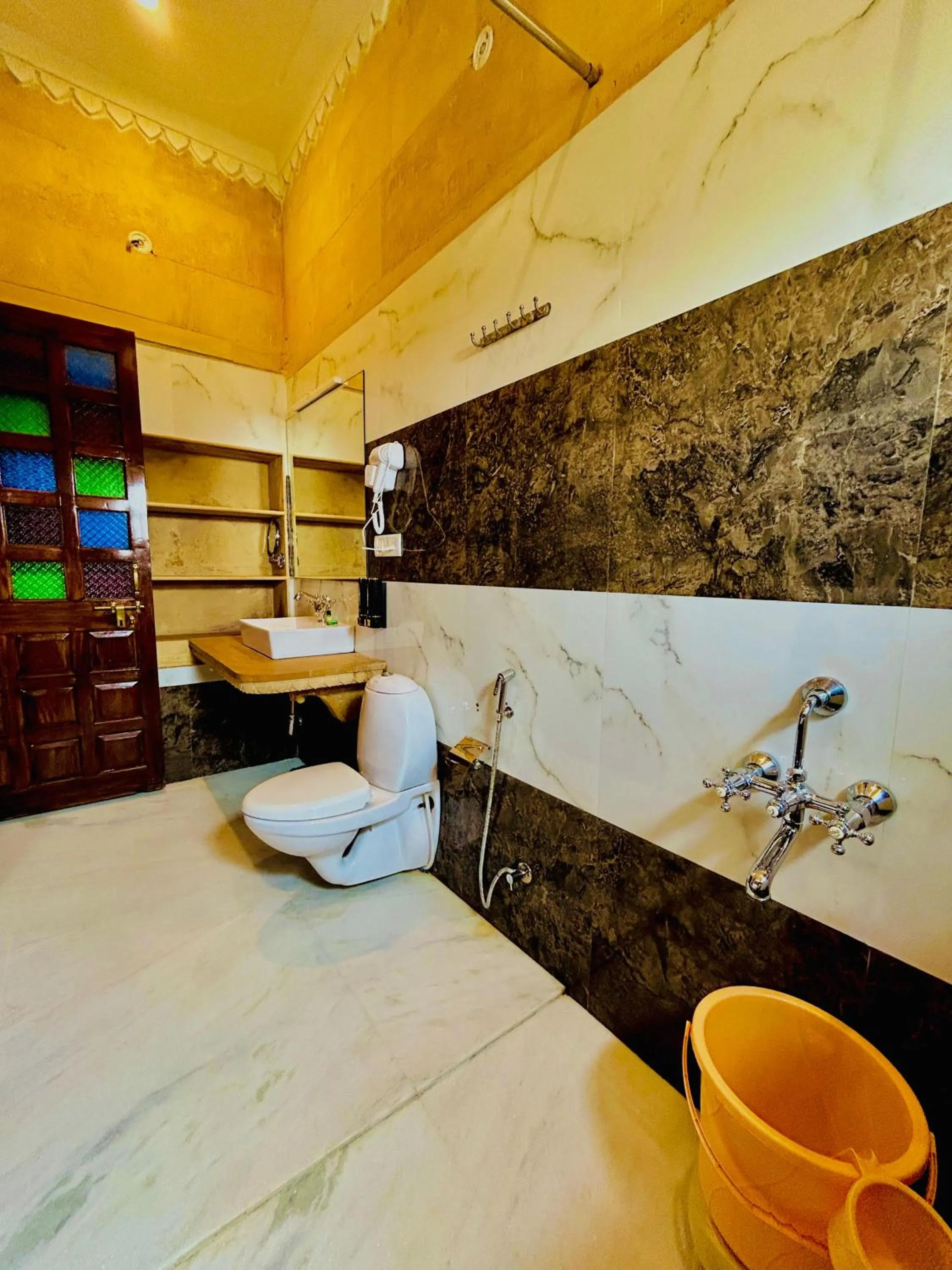 Bathroom in The Jaigarh Palace Jaisalmer