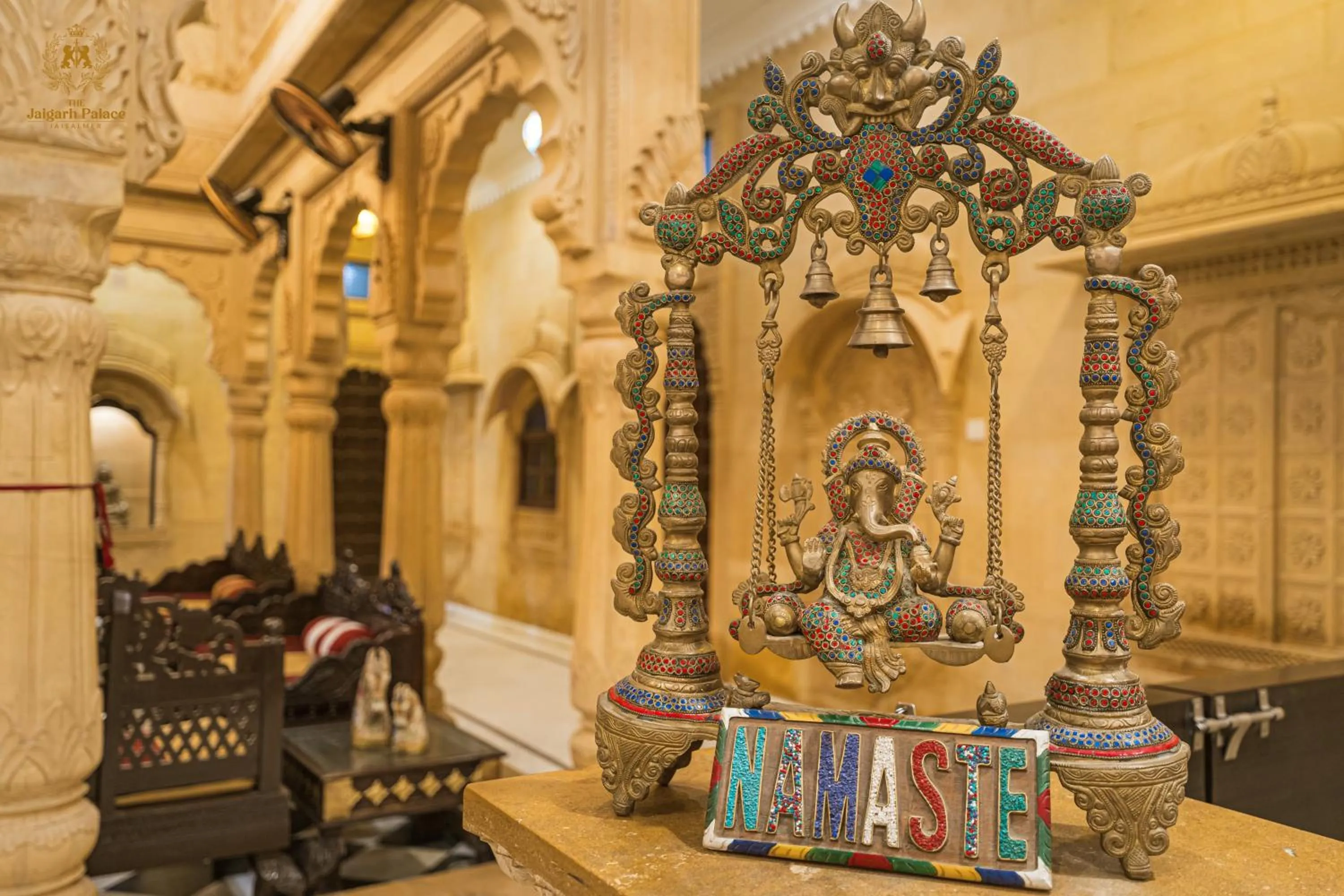 Lobby or reception in The Jaigarh Palace Jaisalmer