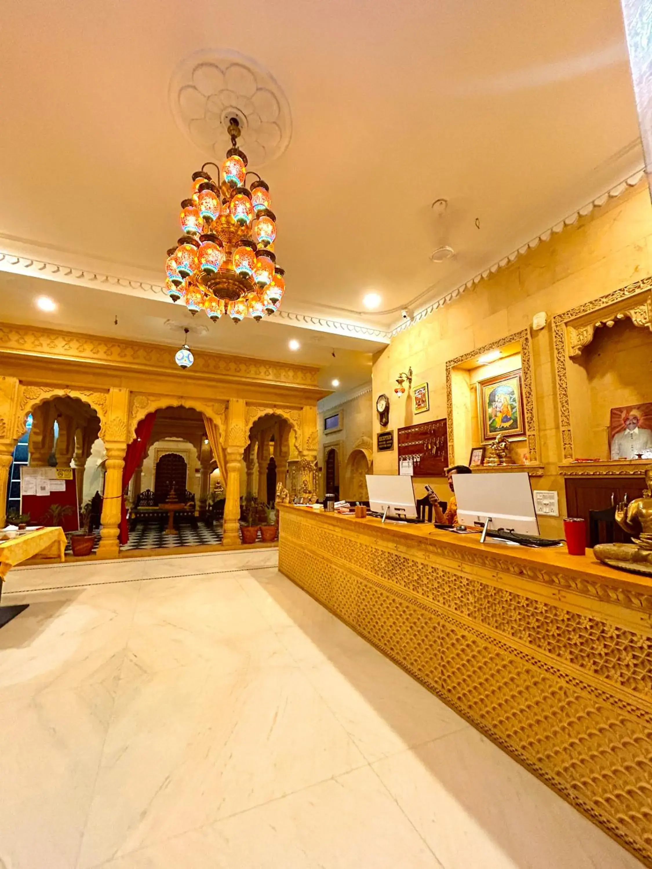 Lobby or reception in The Jaigarh Palace Jaisalmer Lobby or reception in The Jaigarh Palace Jaisalmer