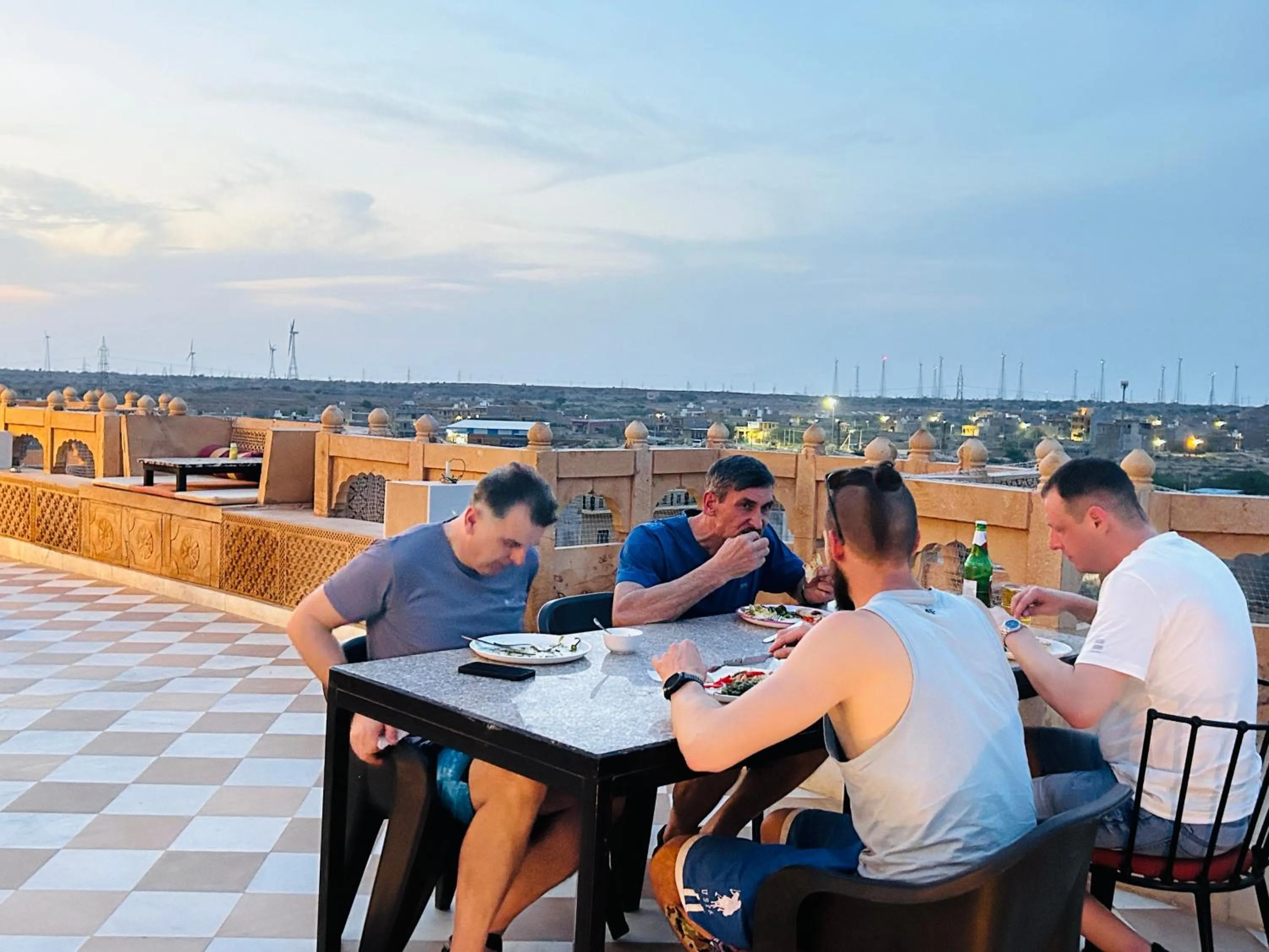 Dining area in The Jaigarh Palace Jaisalmer