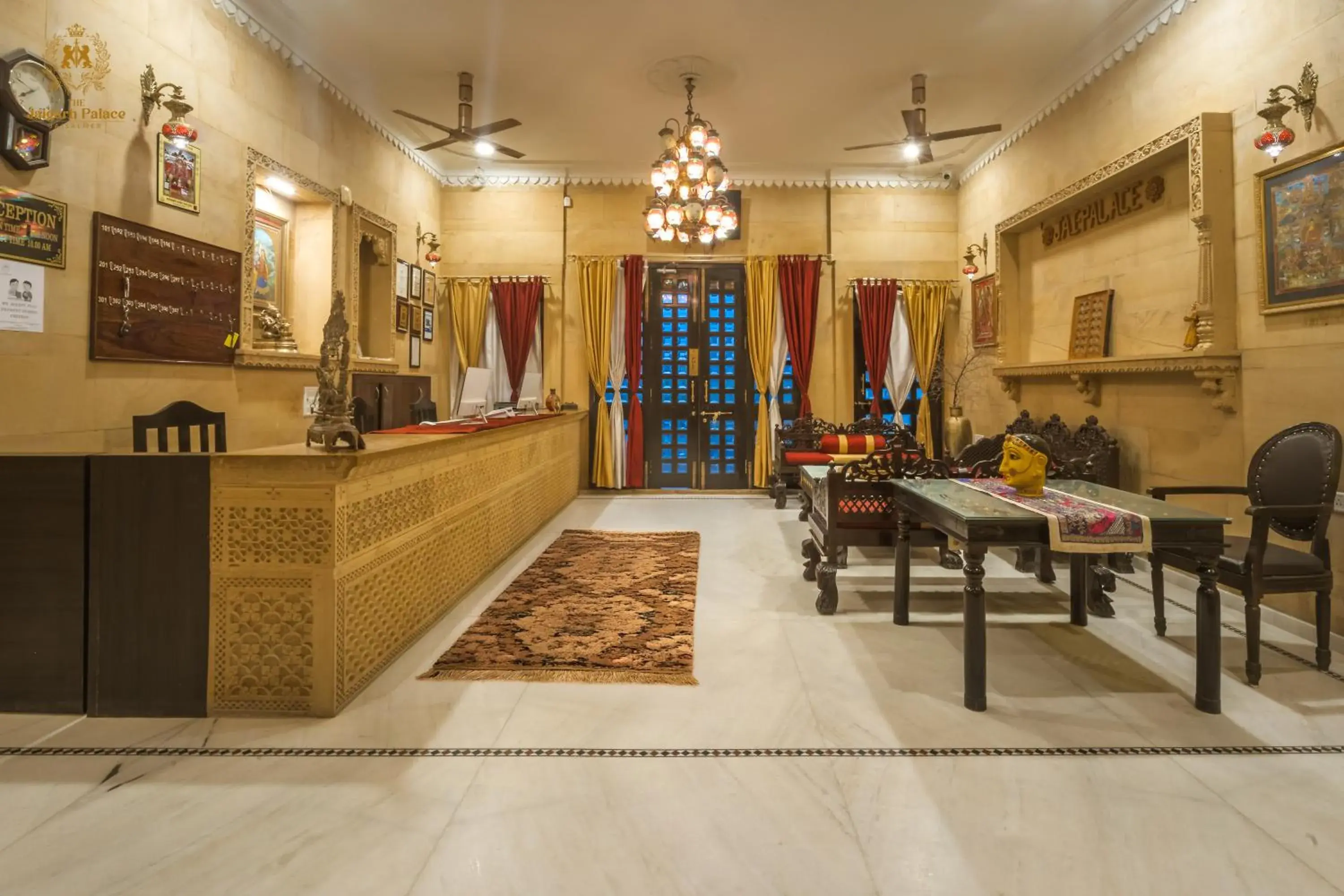 Lobby or reception in The Jaigarh Palace Jaisalmer Lobby or reception in The Jaigarh Palace Jaisalmer