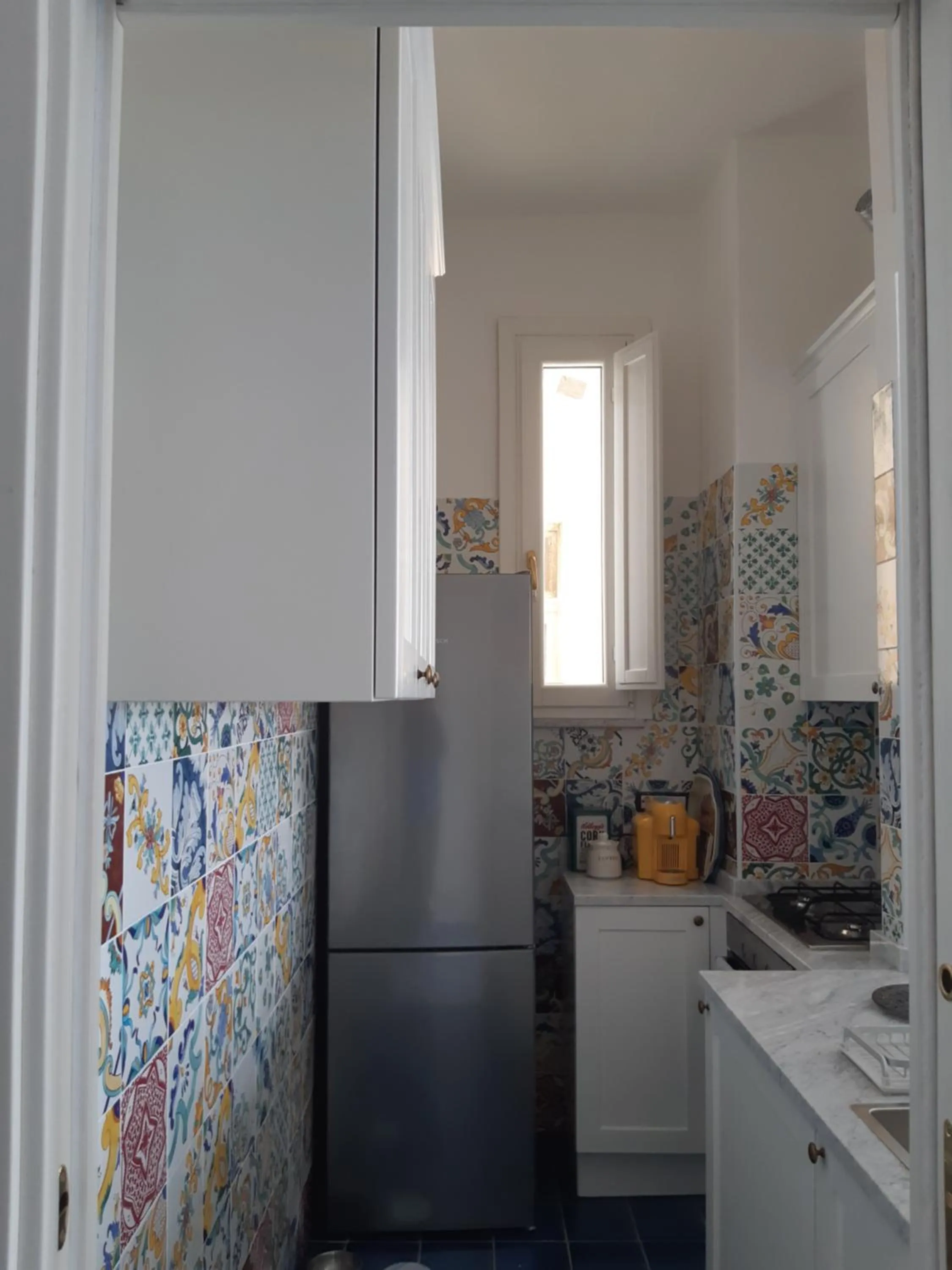 Kitchen or kitchenette in Salerno Eremita Apartment