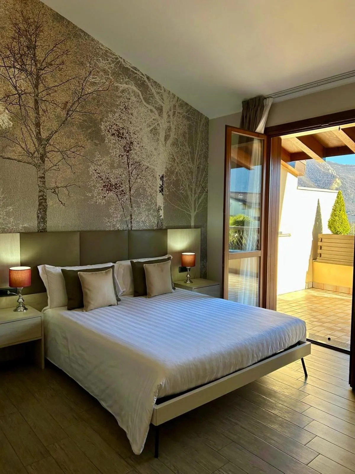 Bed in Ulivi Hotel & Residence