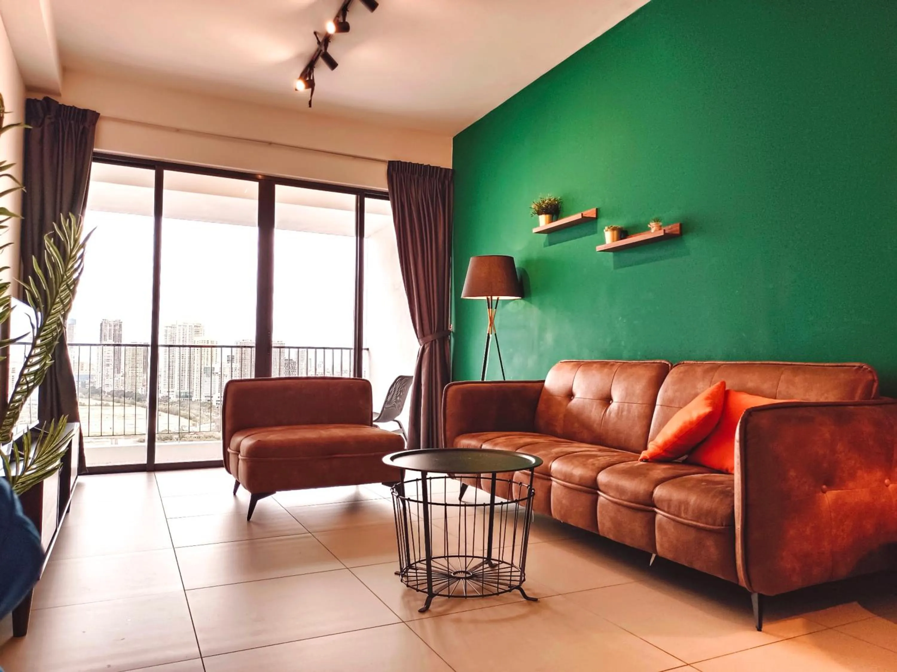 Living room in THE LANDMARK BY KATANA New 3BR Grand Seaview Homestay at Gurney 无敌海景三房套房