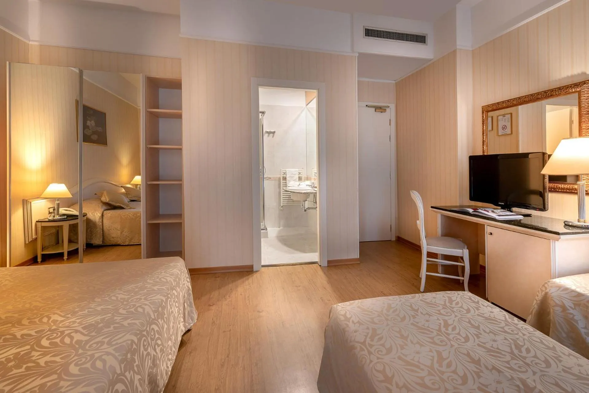 Bed in Hotel President