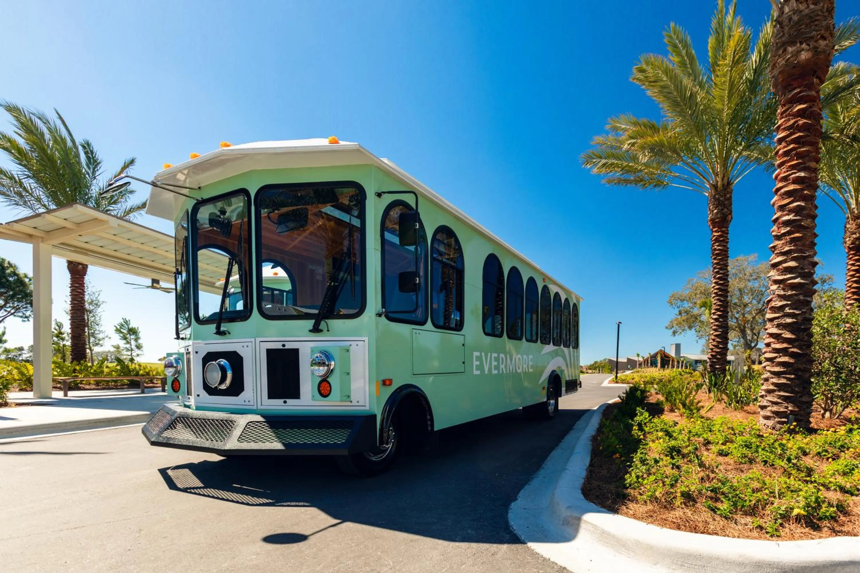 shuttle in Evermore Orlando Resort