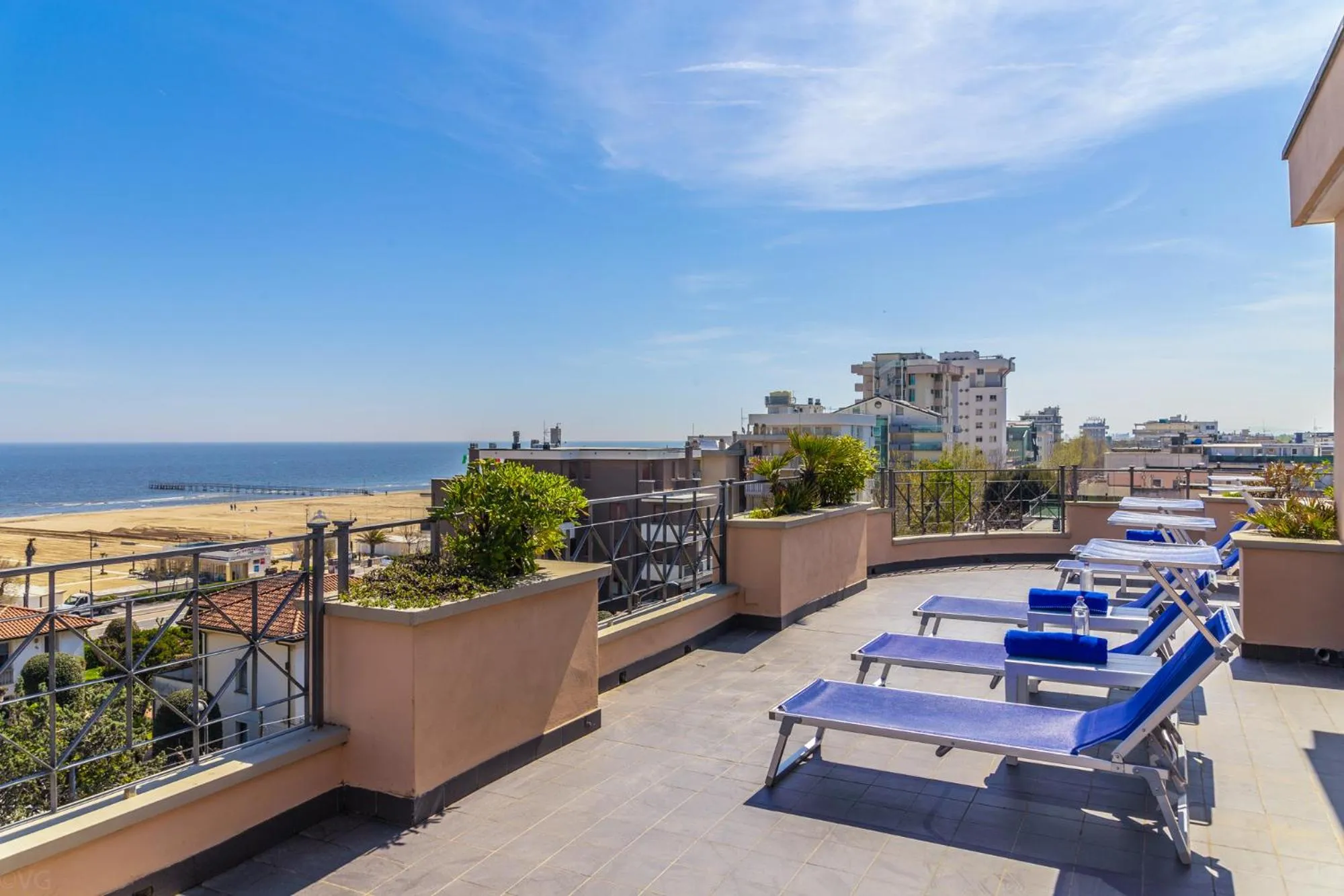 Balcony/Terrace in Hotel Nettunia