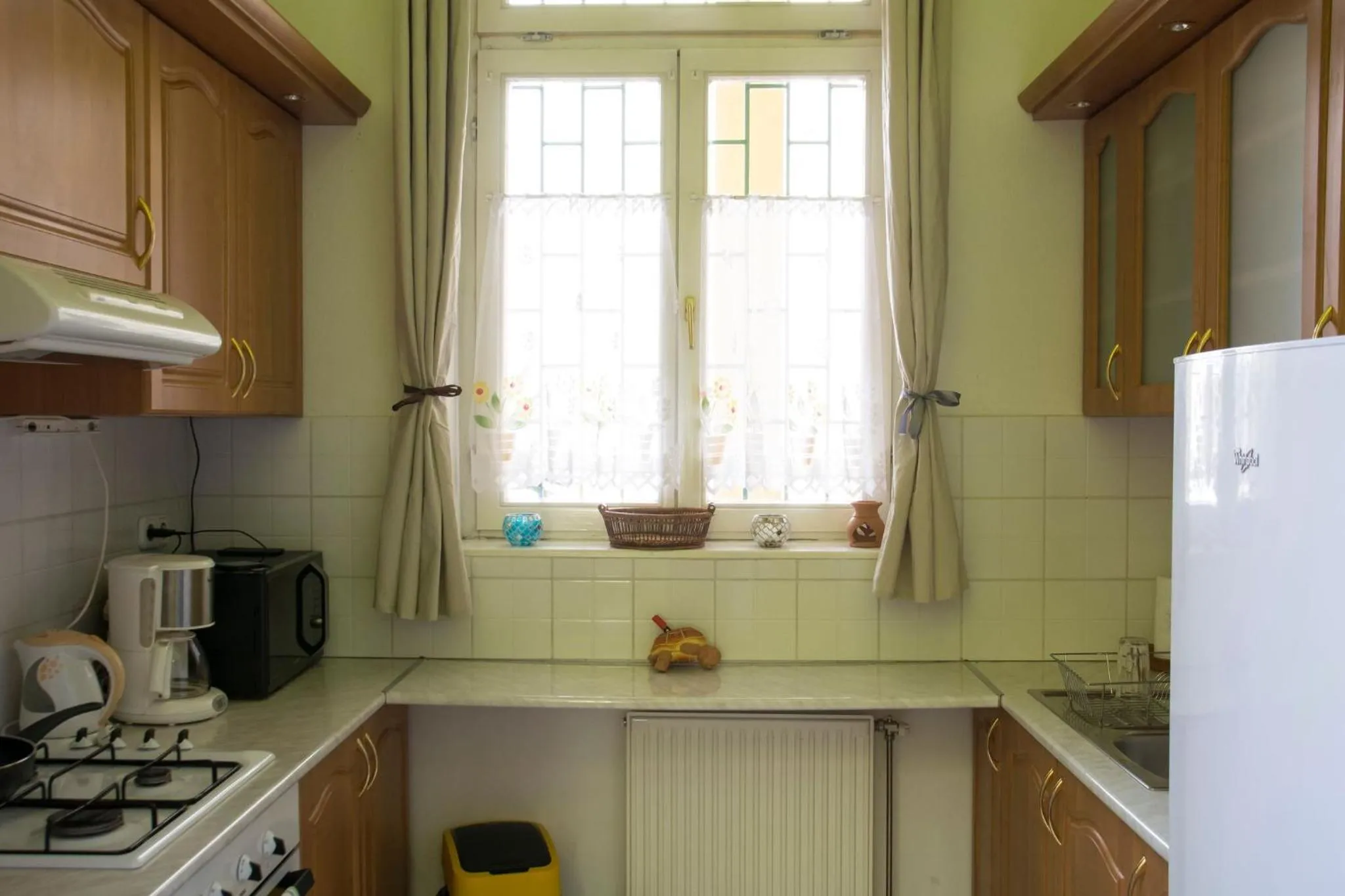 kitchen in Vibrant 3 Bedroom Apartment In The Pulsing Heart Of Budapest