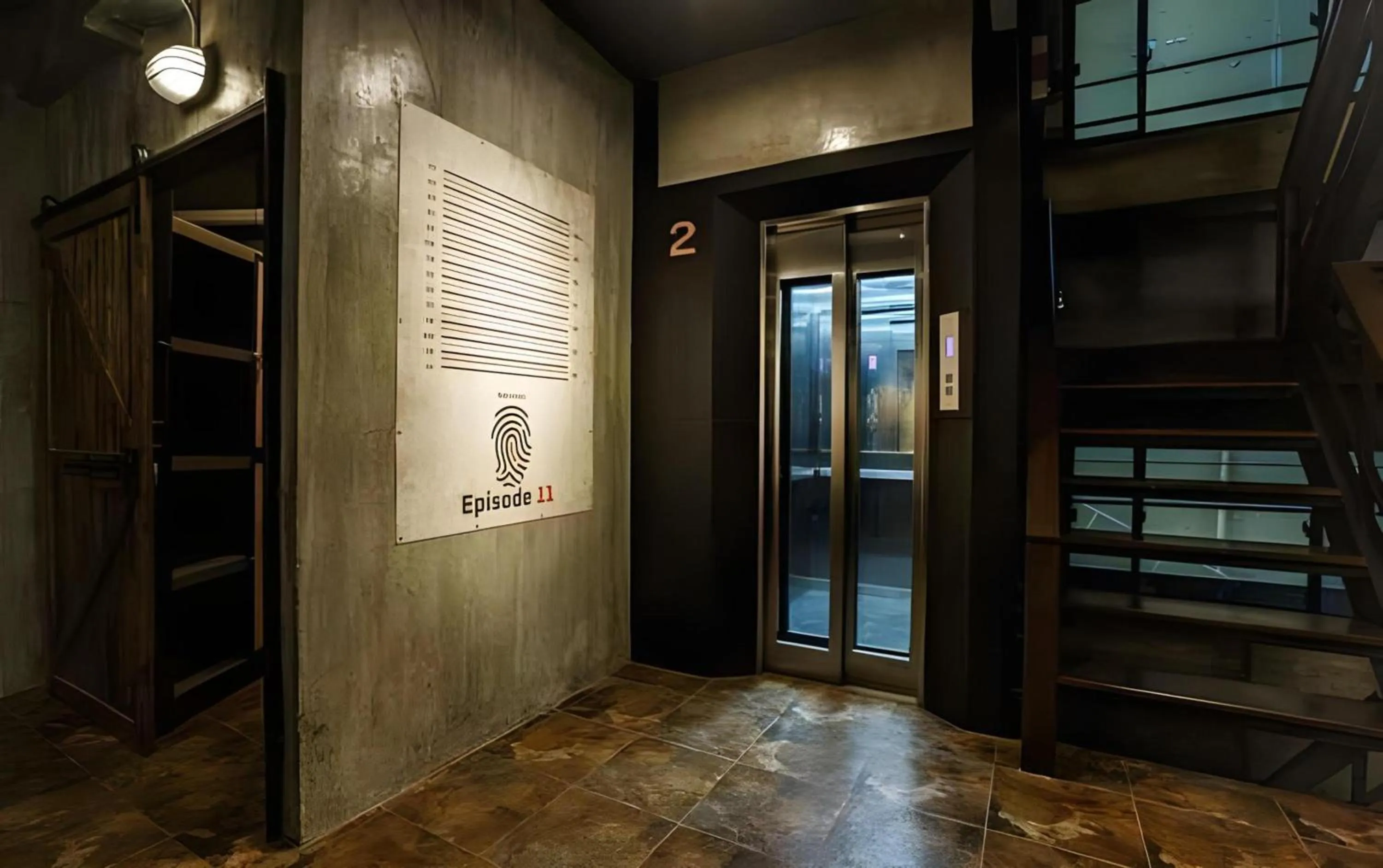 elevator in Episode 11 Hostel Sukhumvit