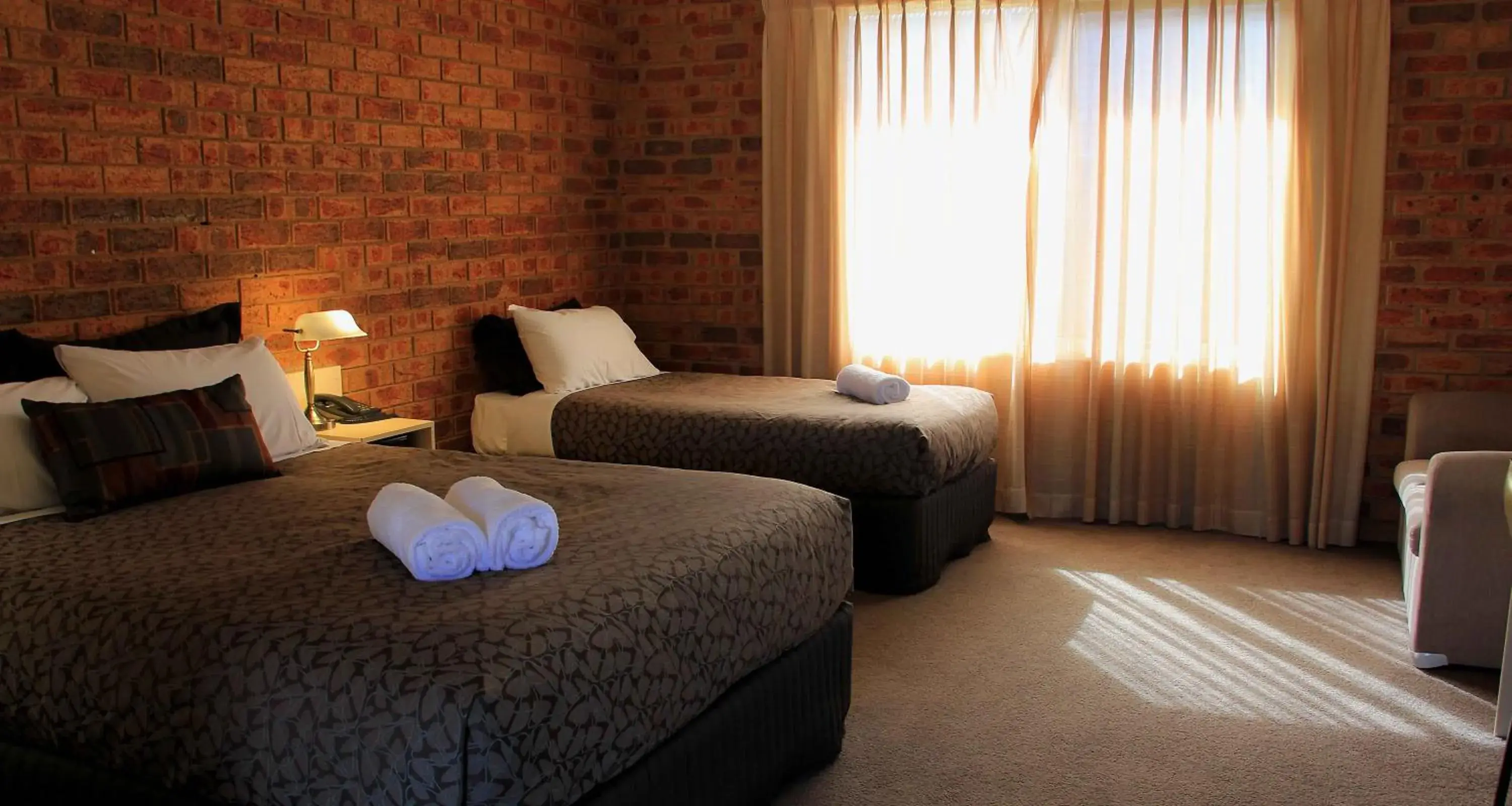 Twin Room in Broadford Sugarloaf Motel Twin Room in Broadford Sugarloaf Motel