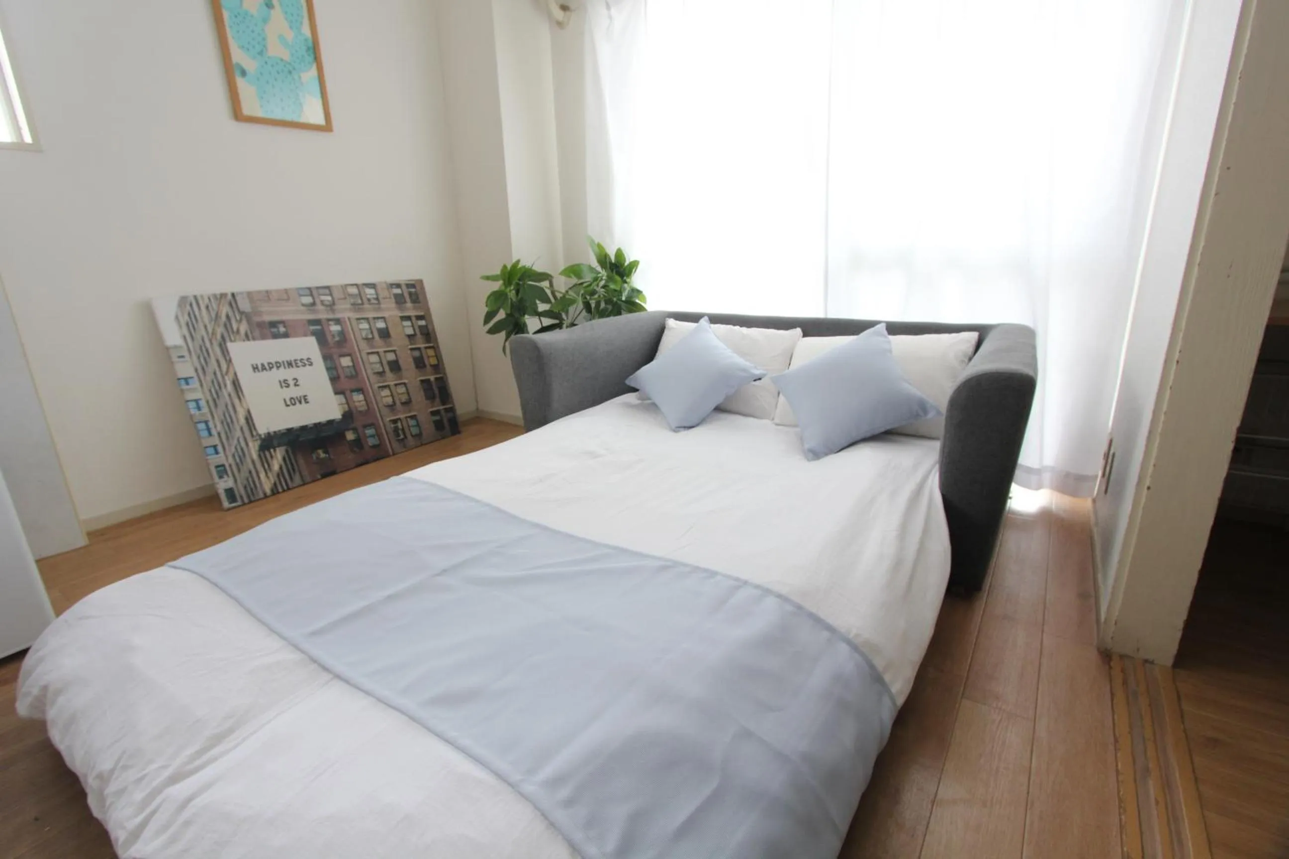Bed in LUANAHOTEL IN WASEDA