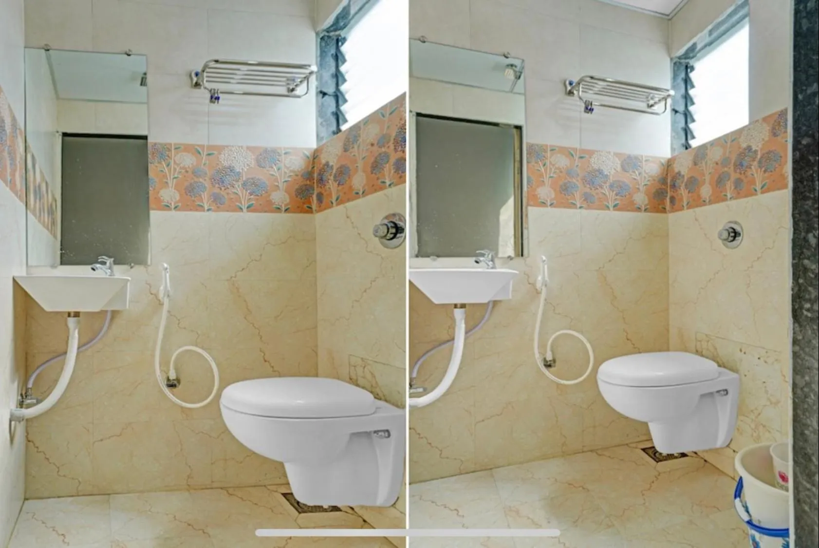 Bathroom in Hotel Santeria Inn, Best Luxurious Hotel AC Rooms In Surat