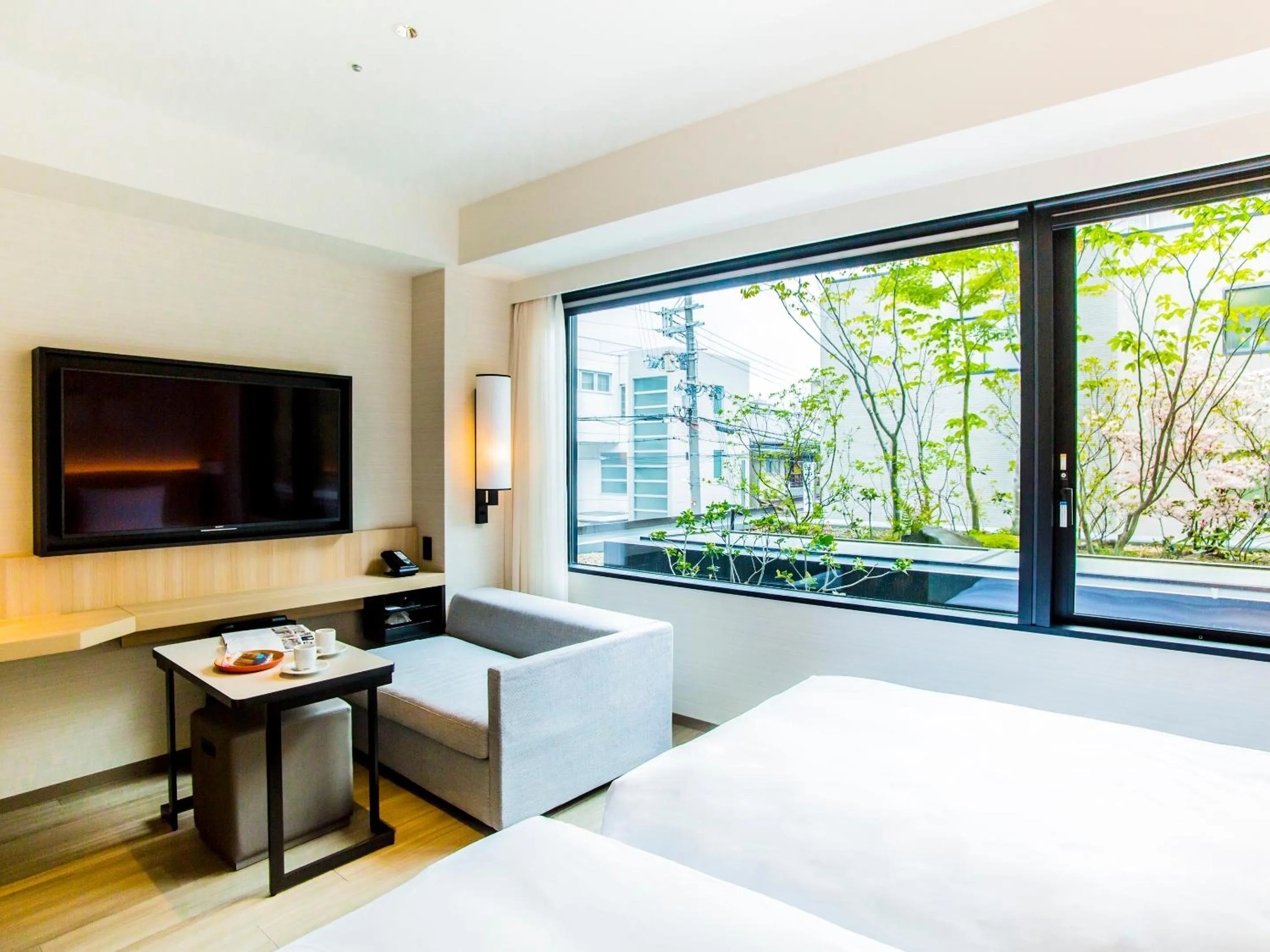 View (from property/room), Bed in Hyatt Place Kyoto