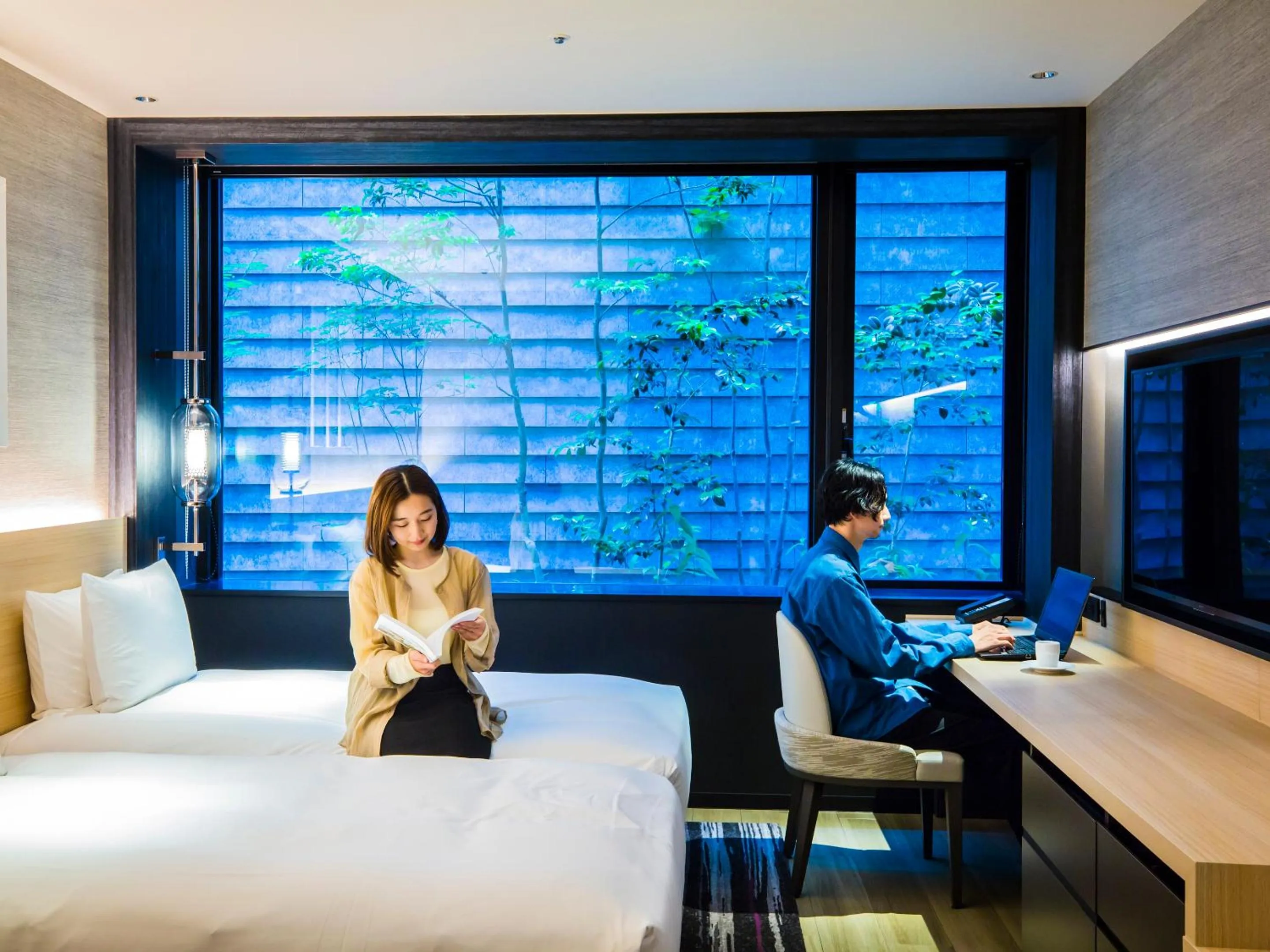 People, Bed in Hyatt Place Kyoto