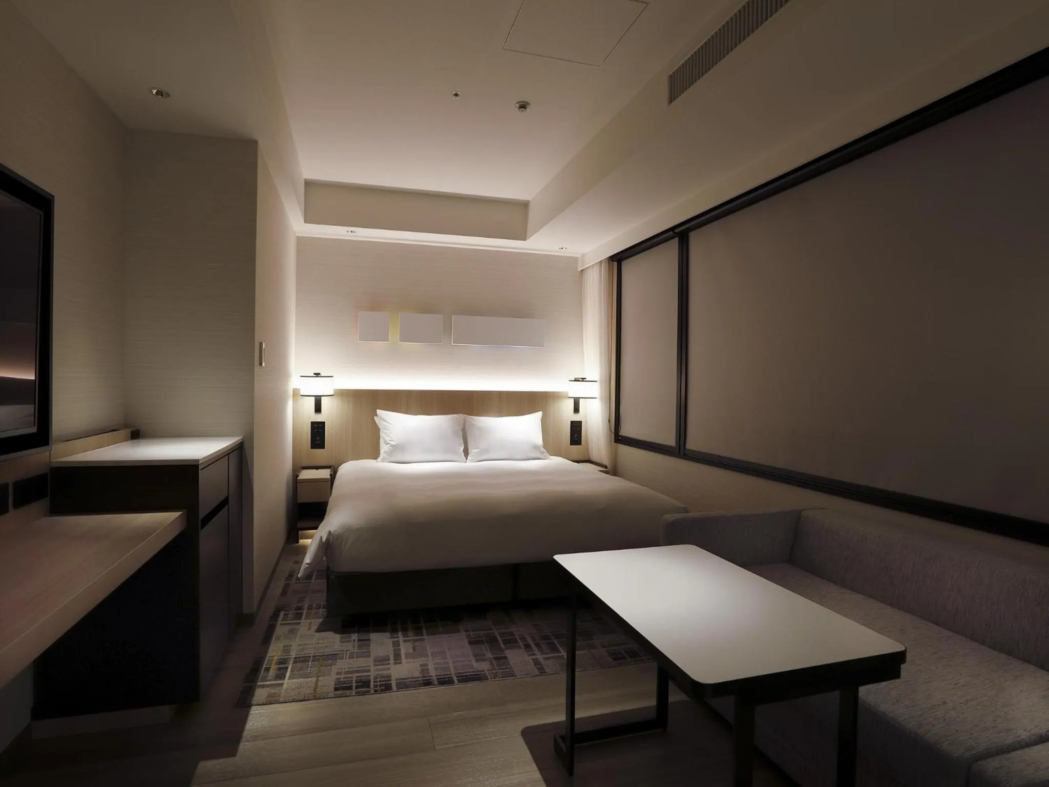 Photo of the whole room, Bed in Hyatt Place Kyoto