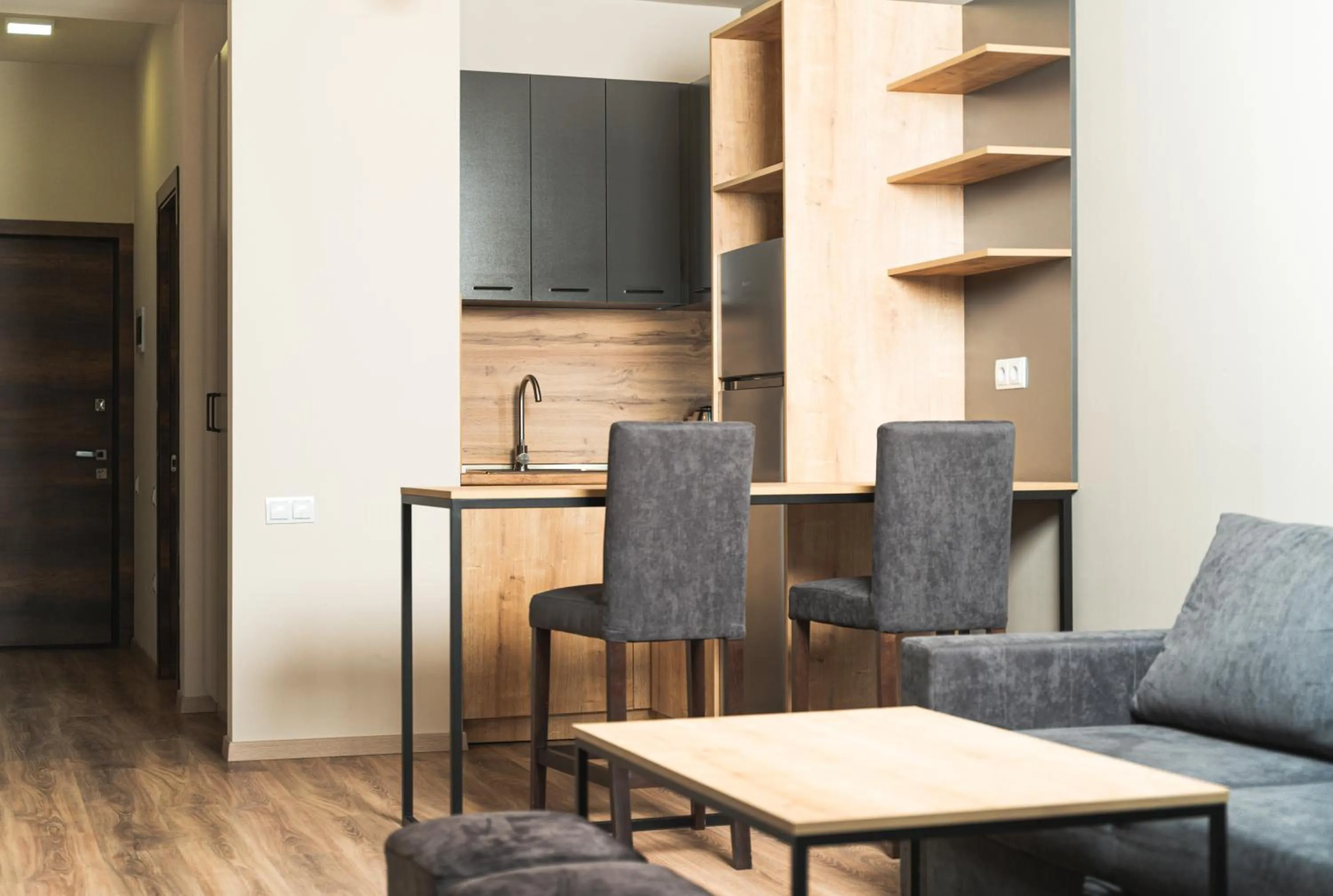 Kitchen or kitchenette in Forest Apartments Hotel