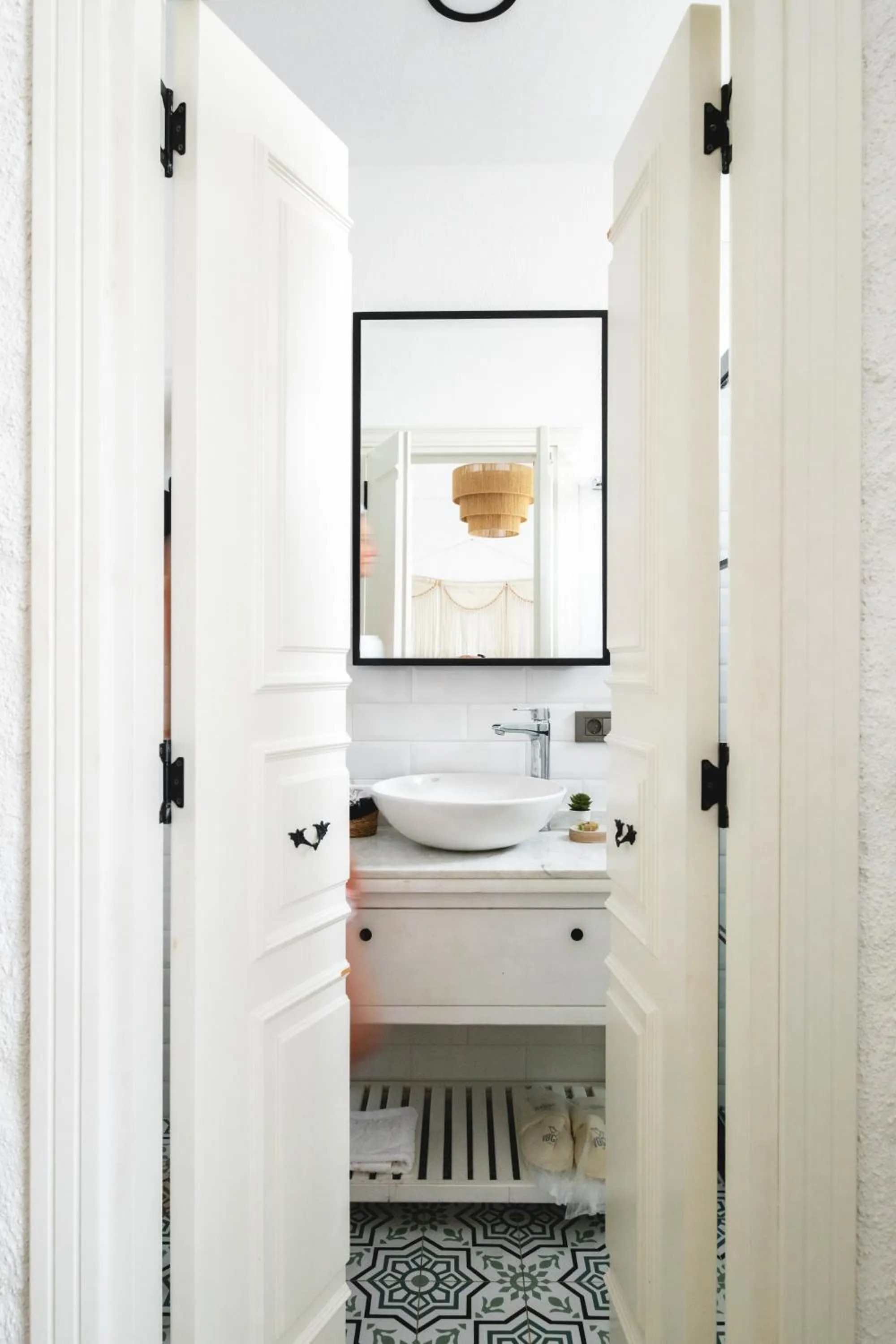 Bathroom, Bed in Voger Alaçatı Silence