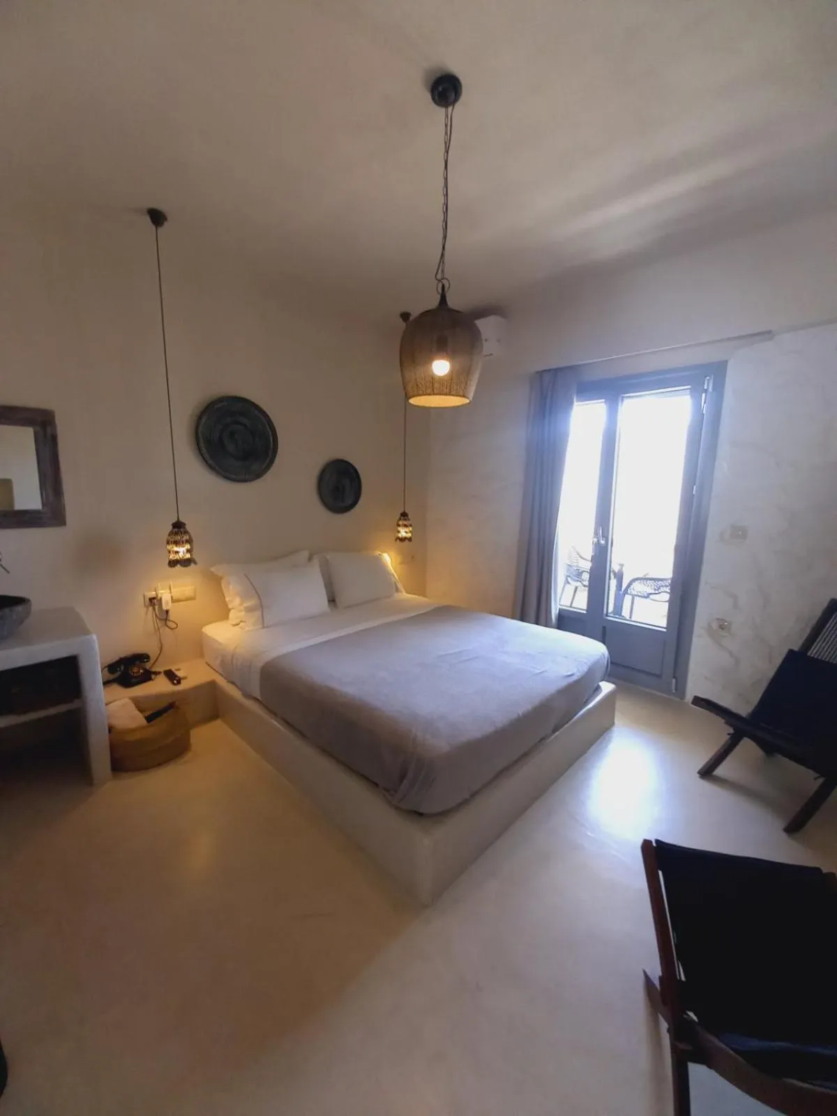 Bed in Ampelos Residence Naxos