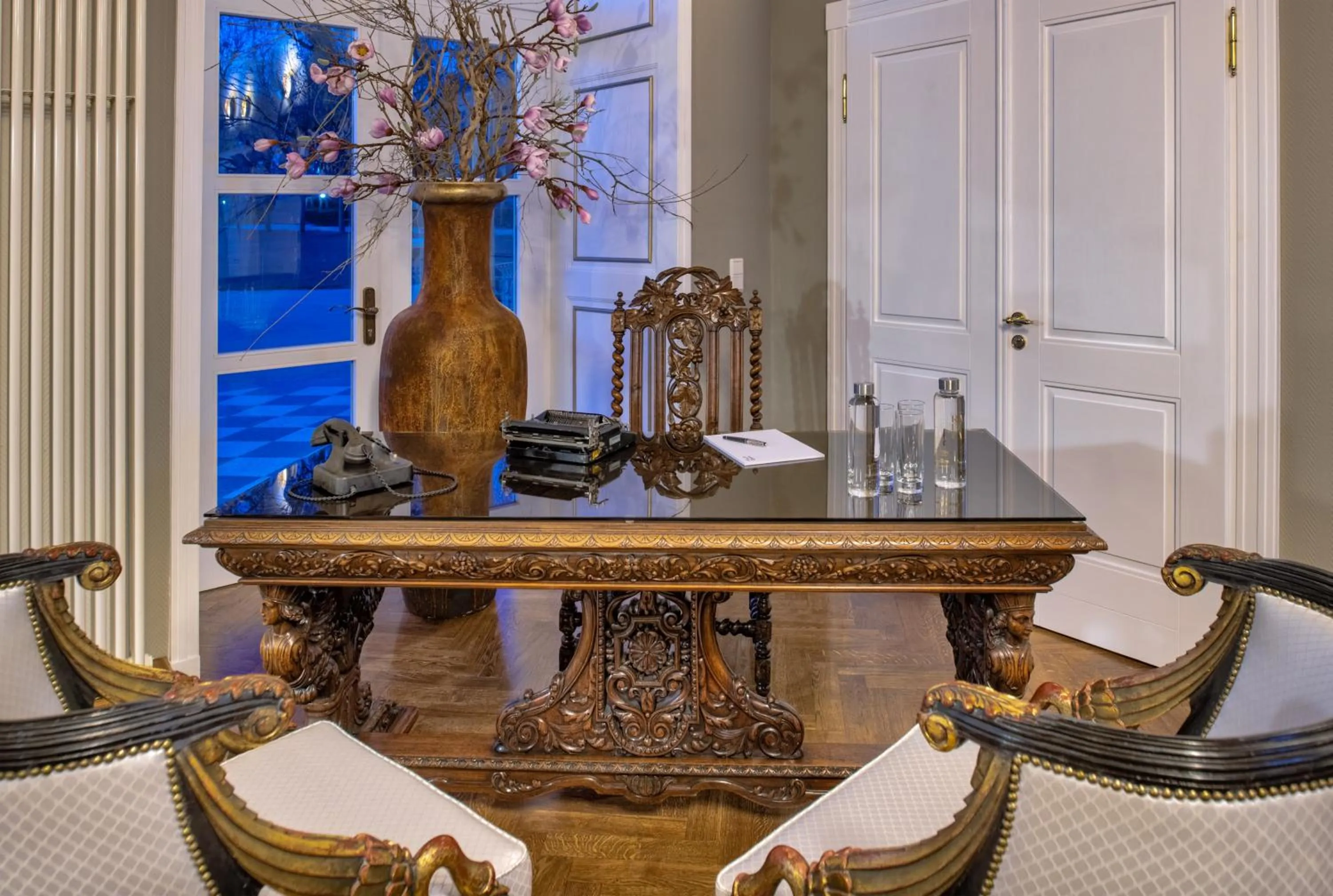 Lobby or reception in Hotel Schloss Rattey