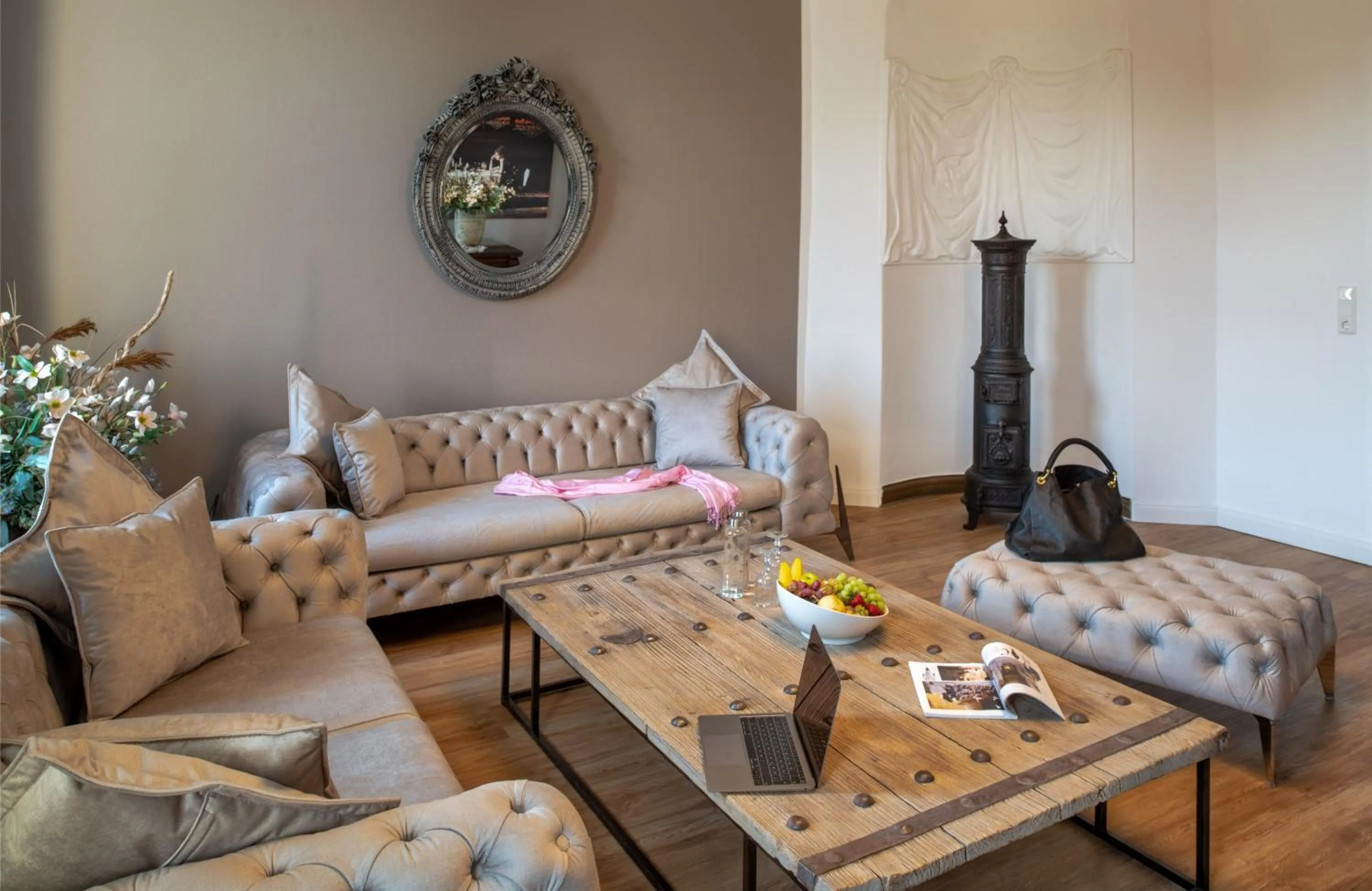 Living room in Hotel Schloss Rattey