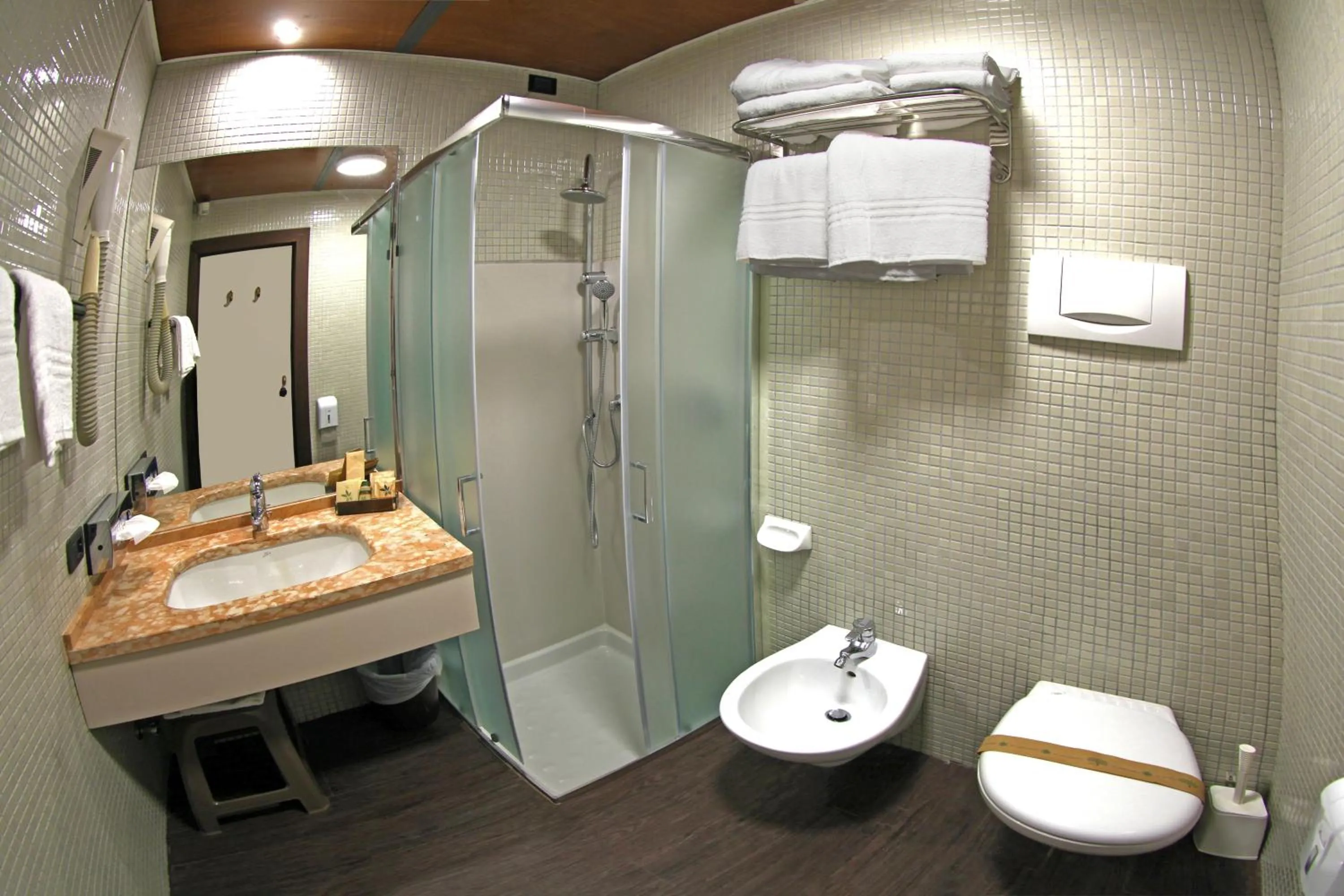 Bathroom in Hotel La Paül