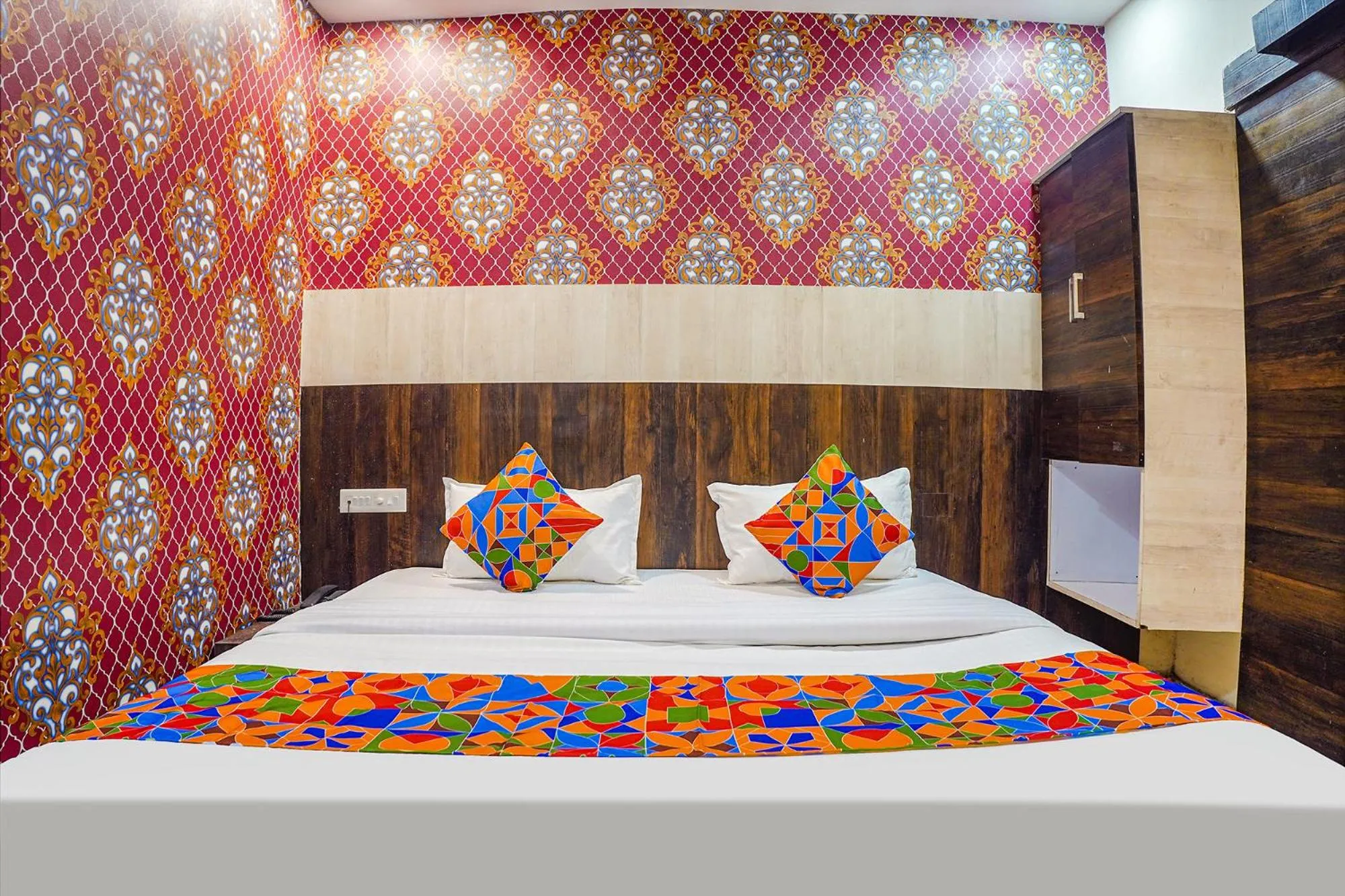 Bed in FabHotel Brij Residency
