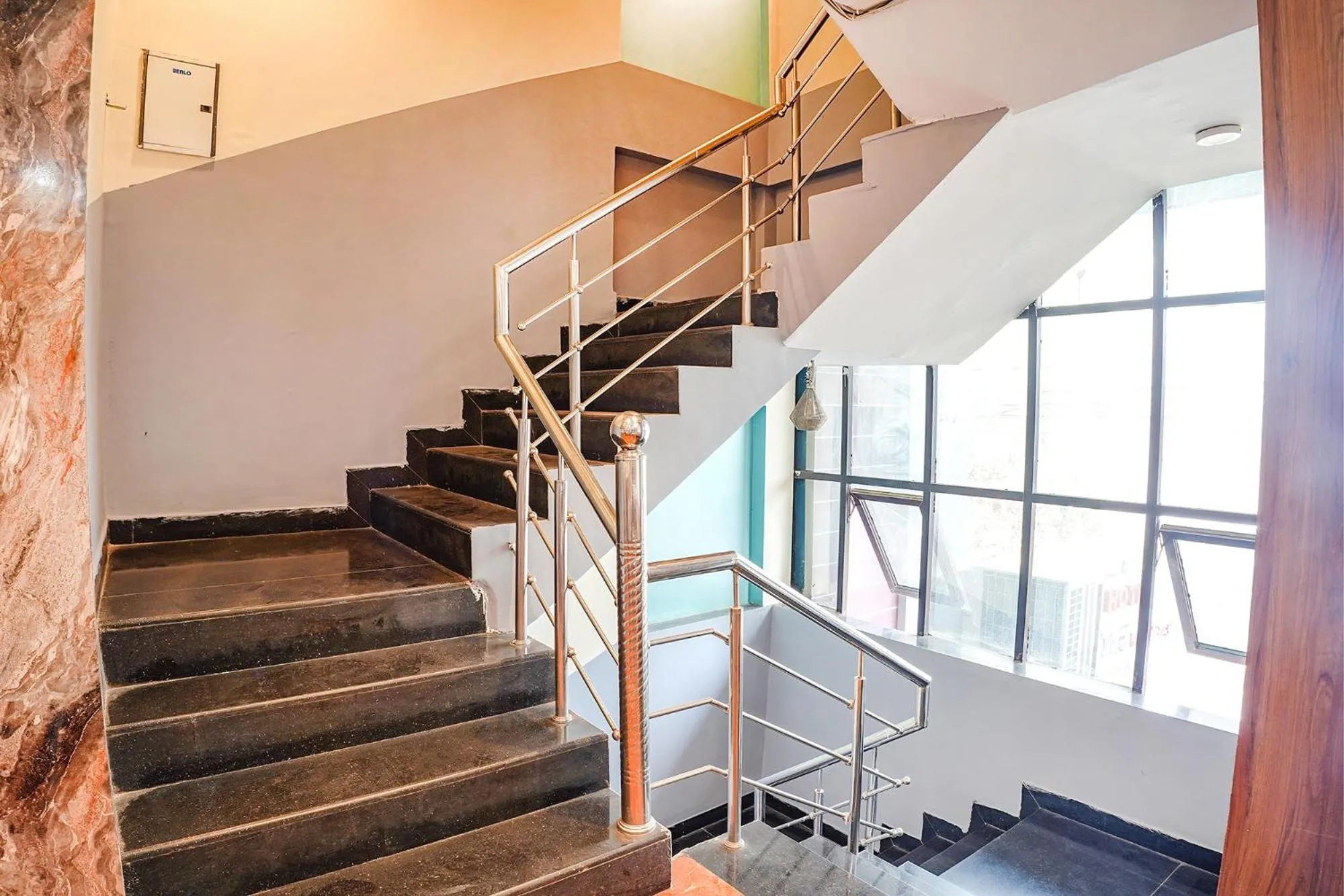 Lobby or reception in FabHotel Brij Residency
