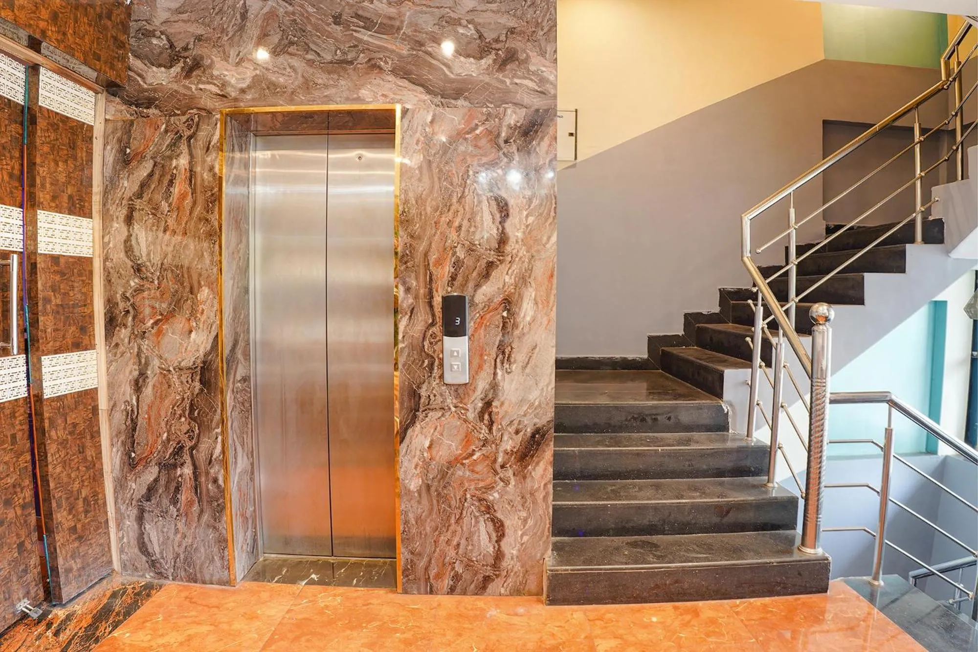 elevator in FabHotel Brij Residency