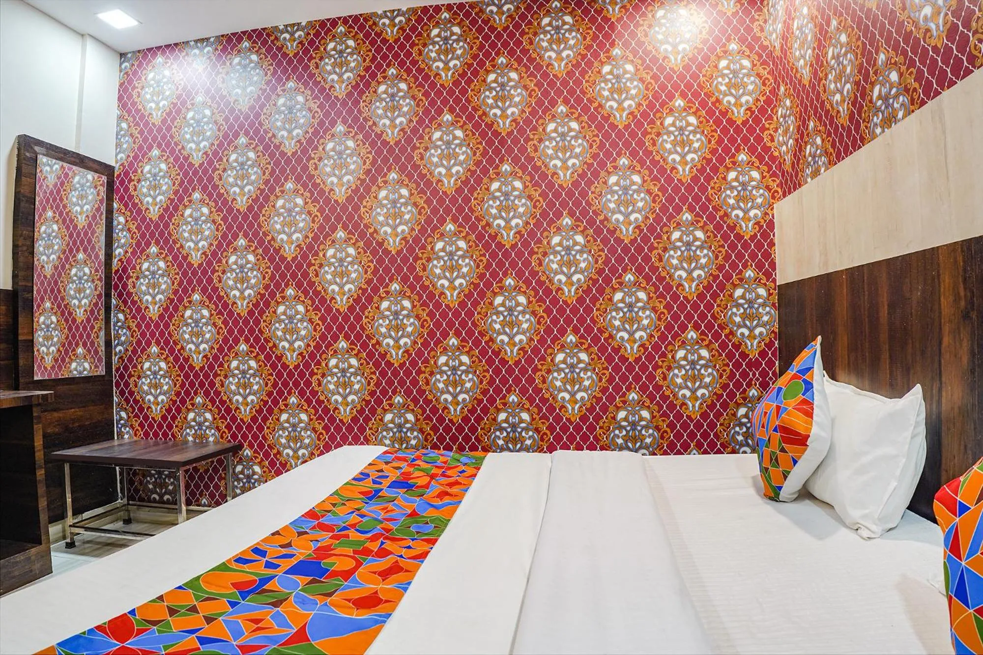 Bed in FabHotel Brij Residency