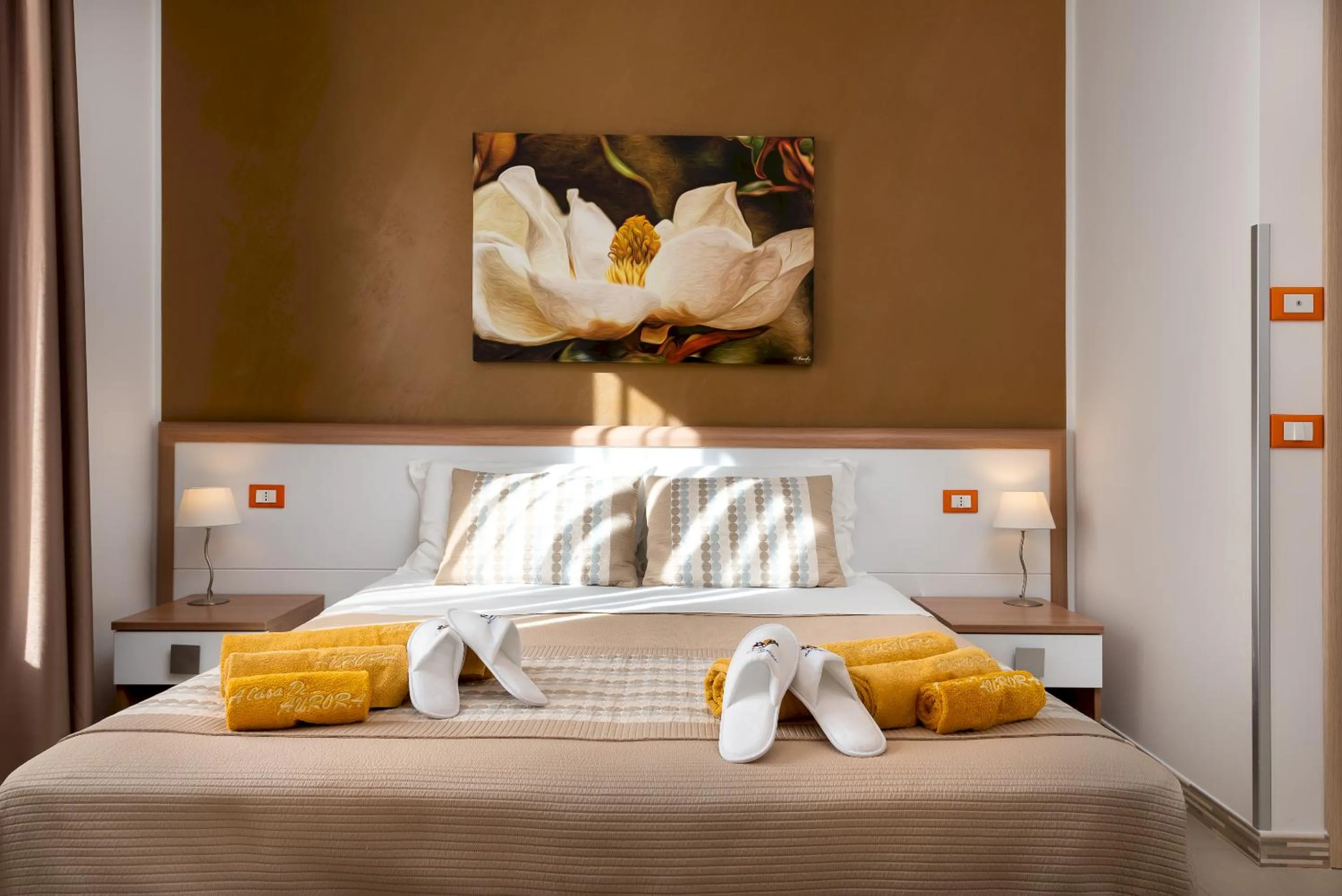 Bed in B&B A casa di Aurora rooms