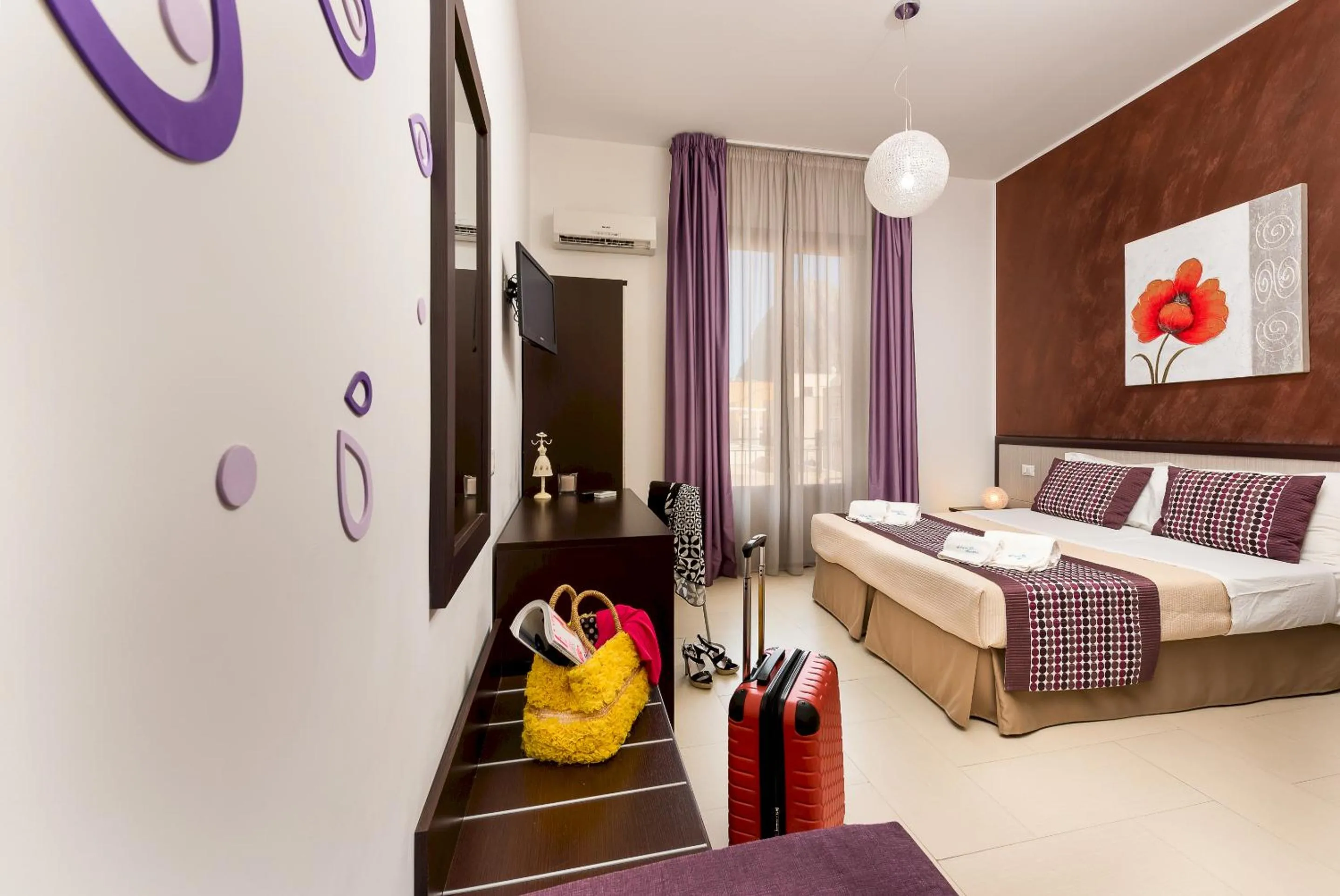 Bed in B&B A casa di Aurora rooms