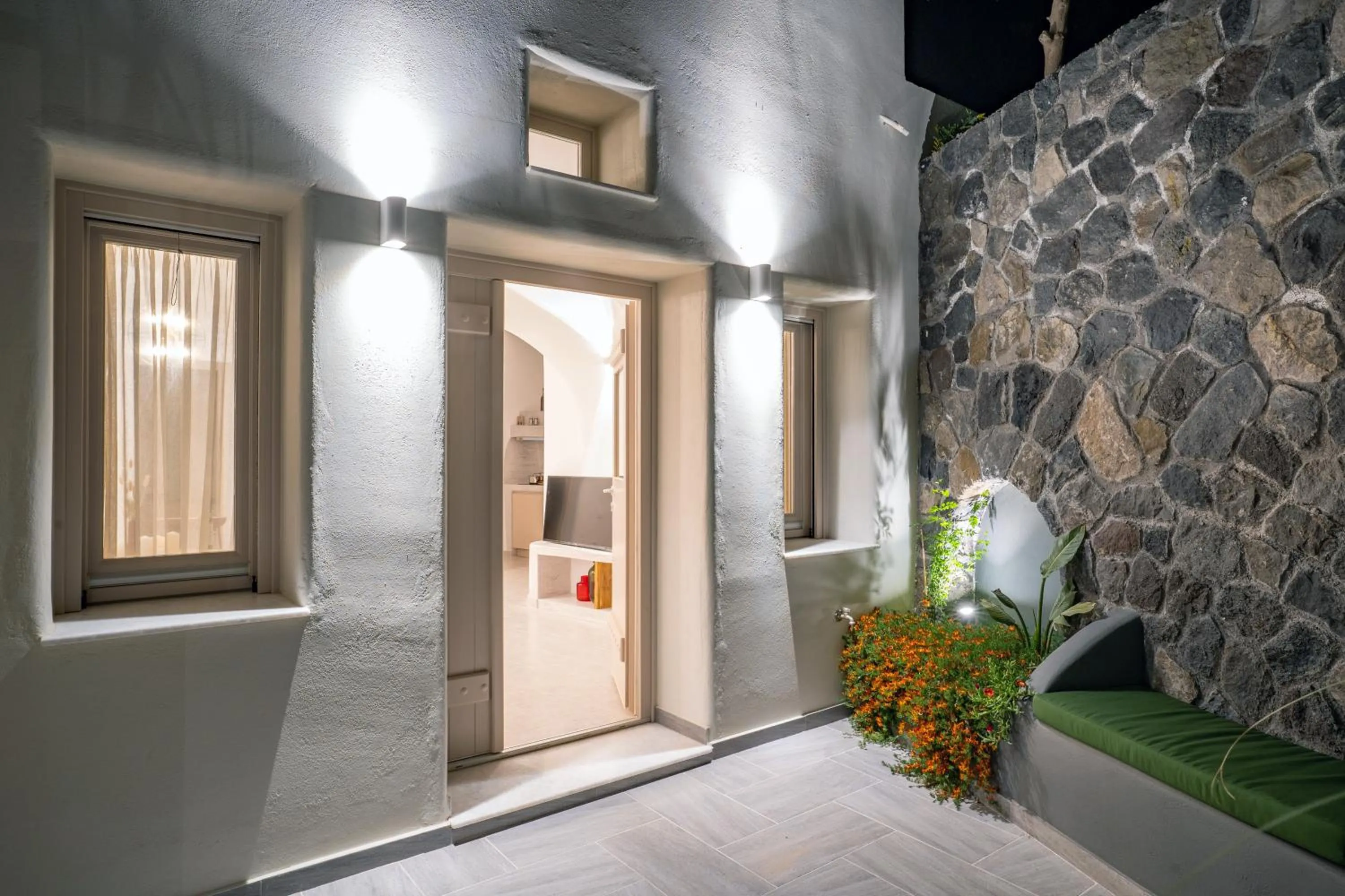 Facade/entrance, Bed in Wine and Yard Caves