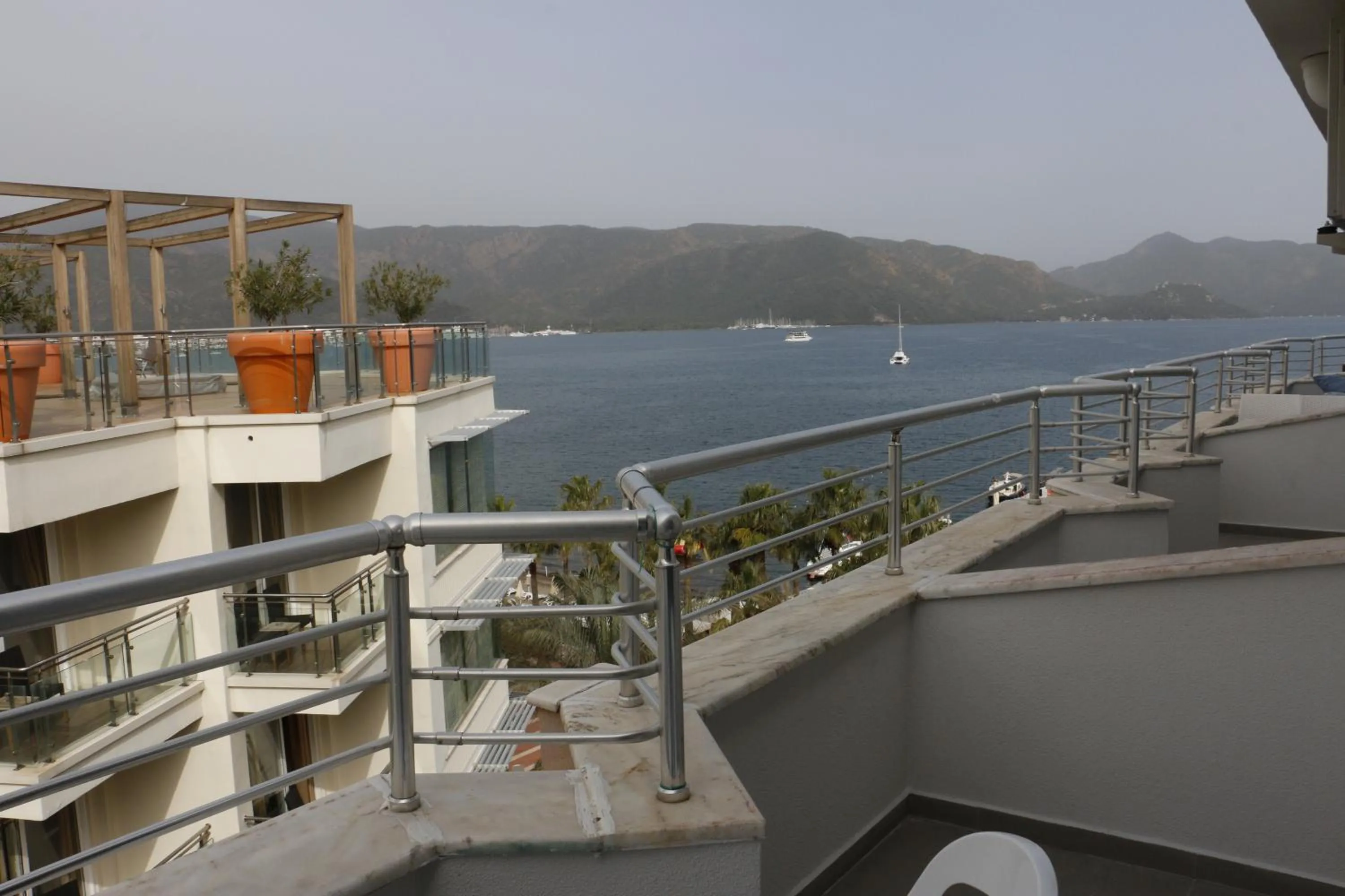 Balcony/Terrace in Yuvam Prime Beach Hotel