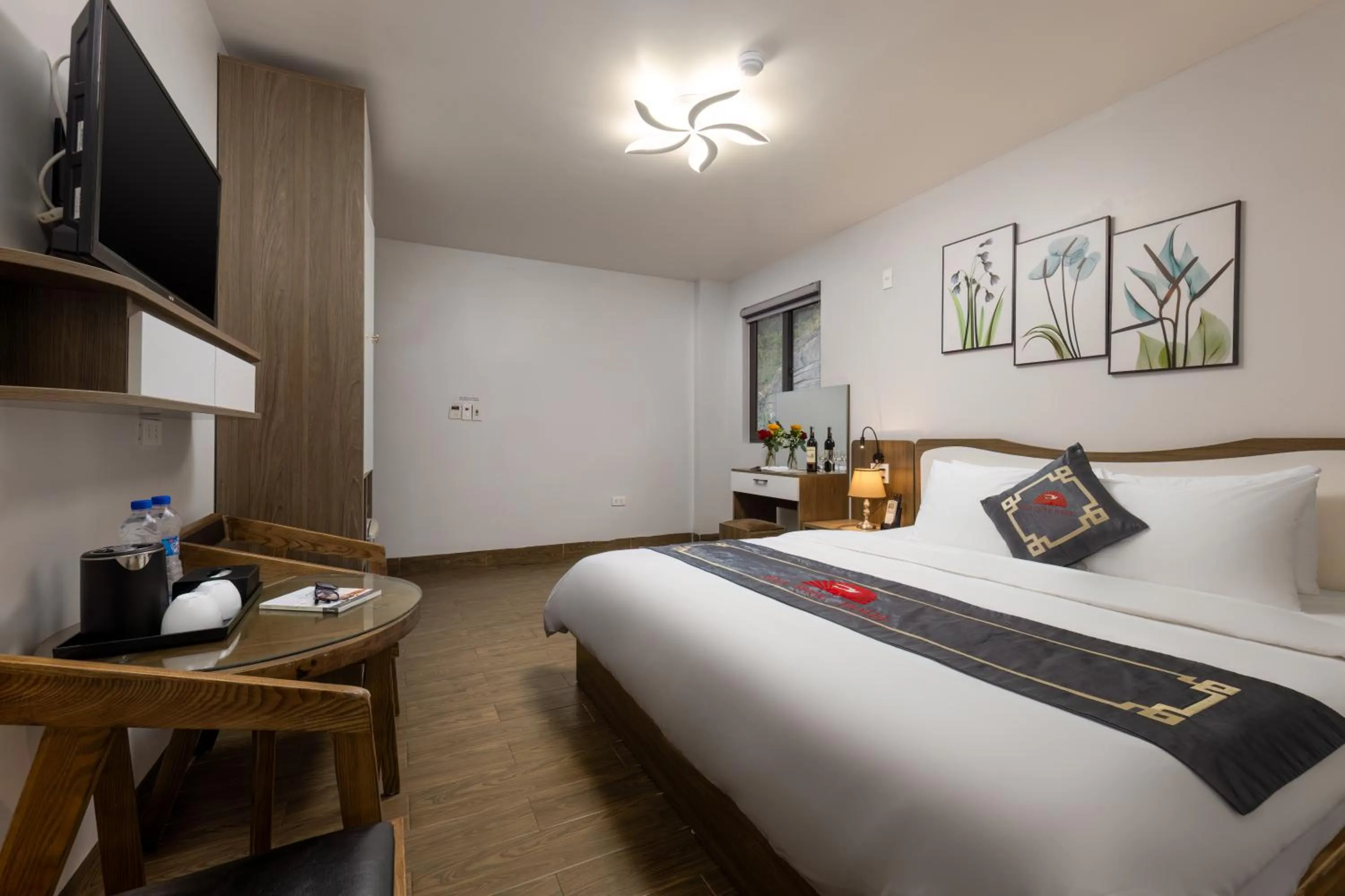 Bed in Bao Phuc Hotel