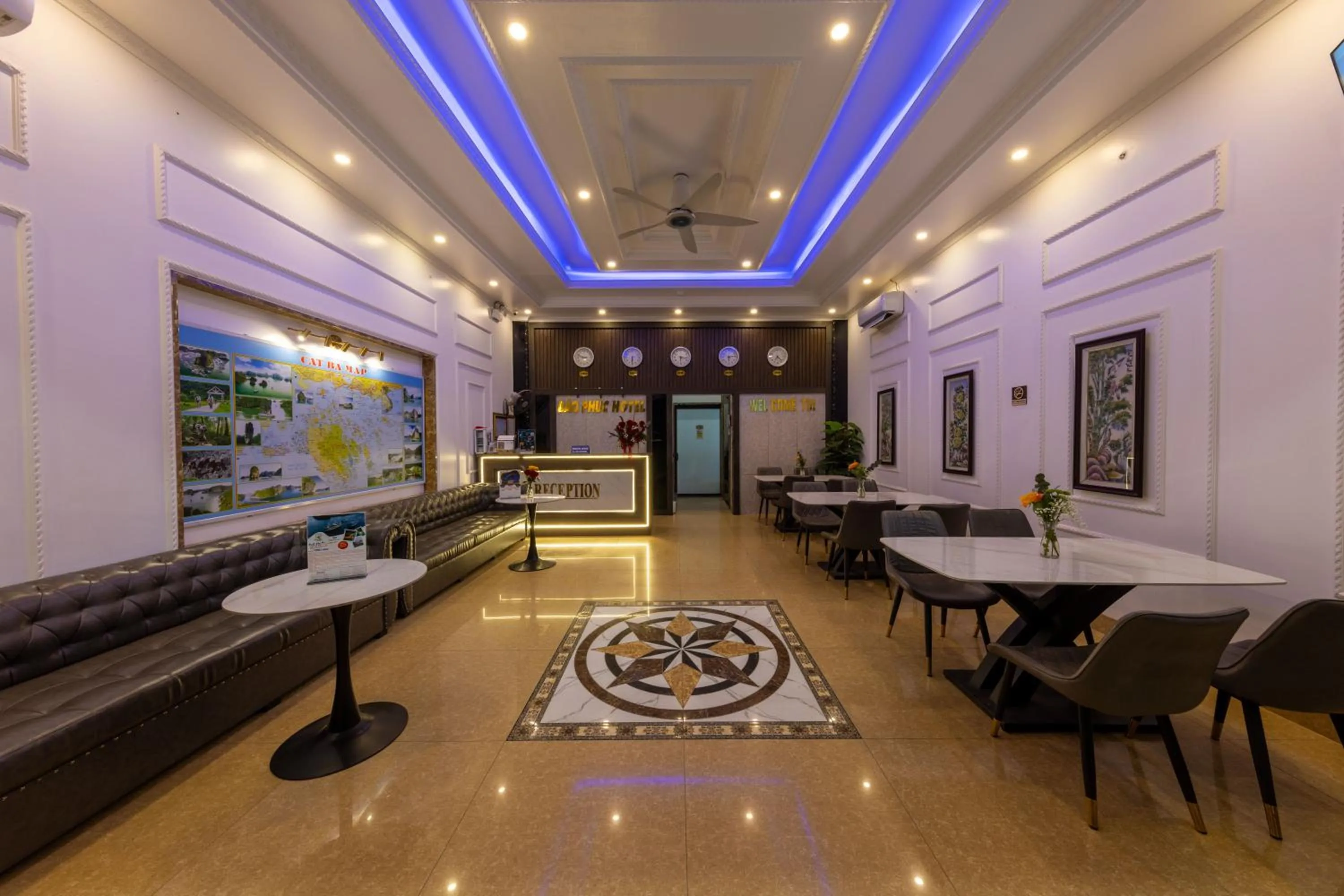 Living room in Bao Phuc Hotel