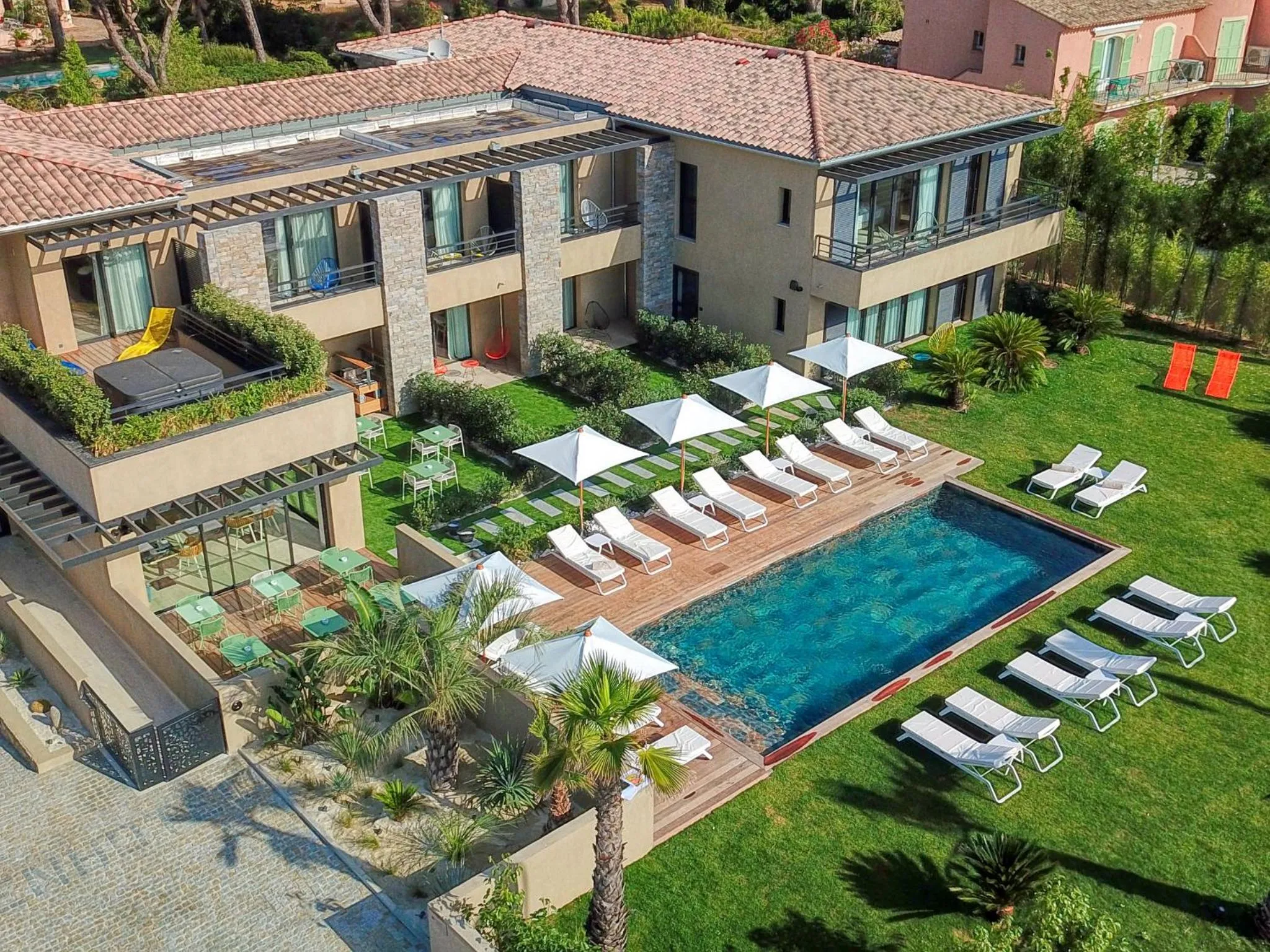 Bird's eye view in EDEN HÔTEL