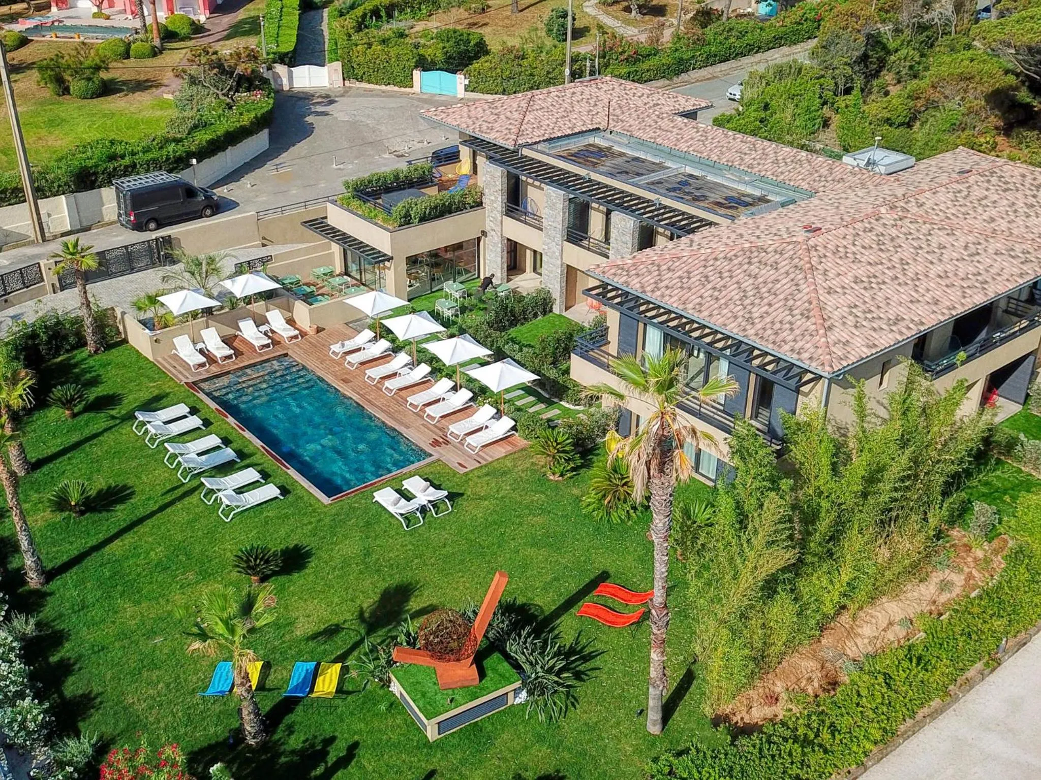 Bird's eye view in EDEN HÔTEL