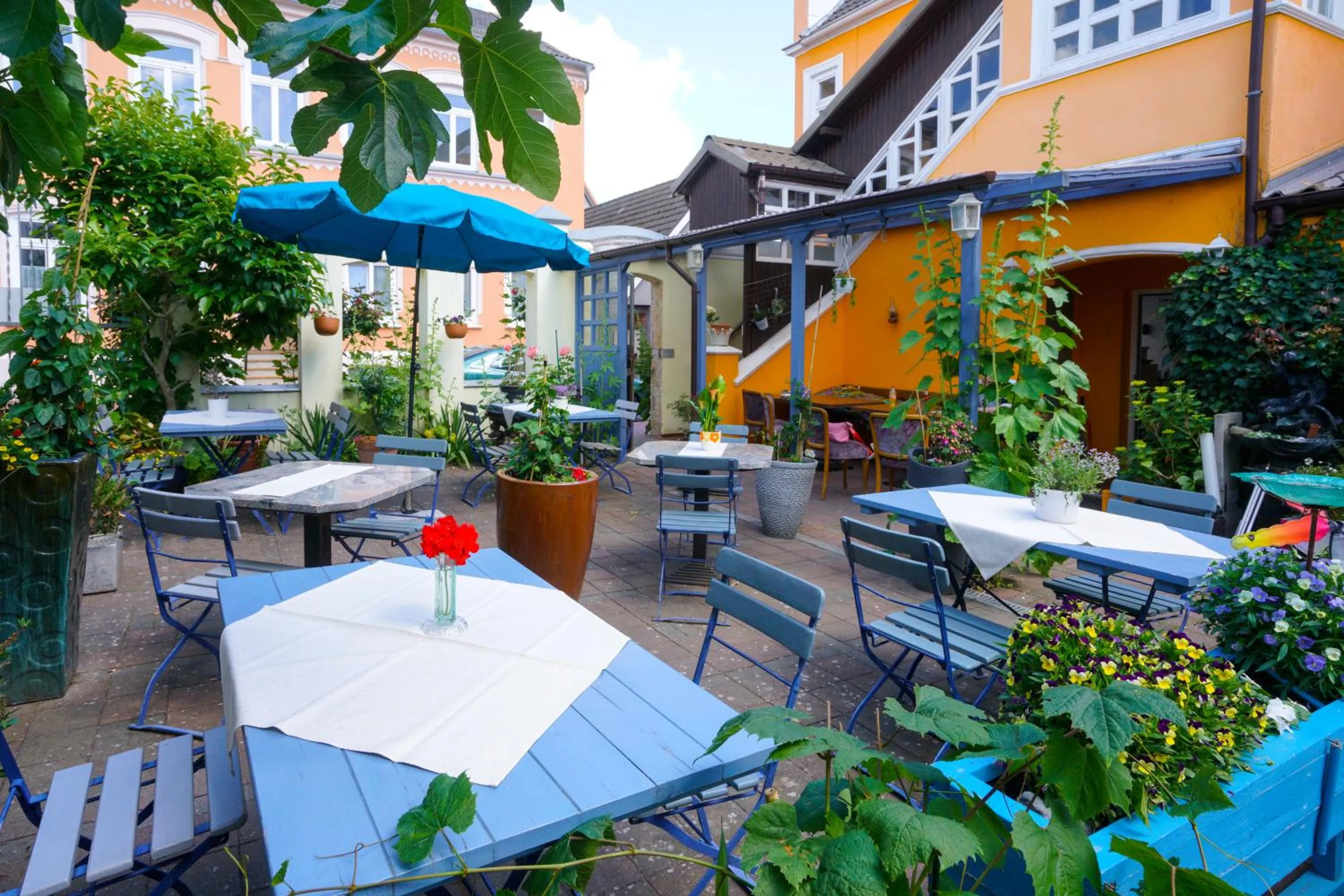 Patio in Hotel Zur Mühle