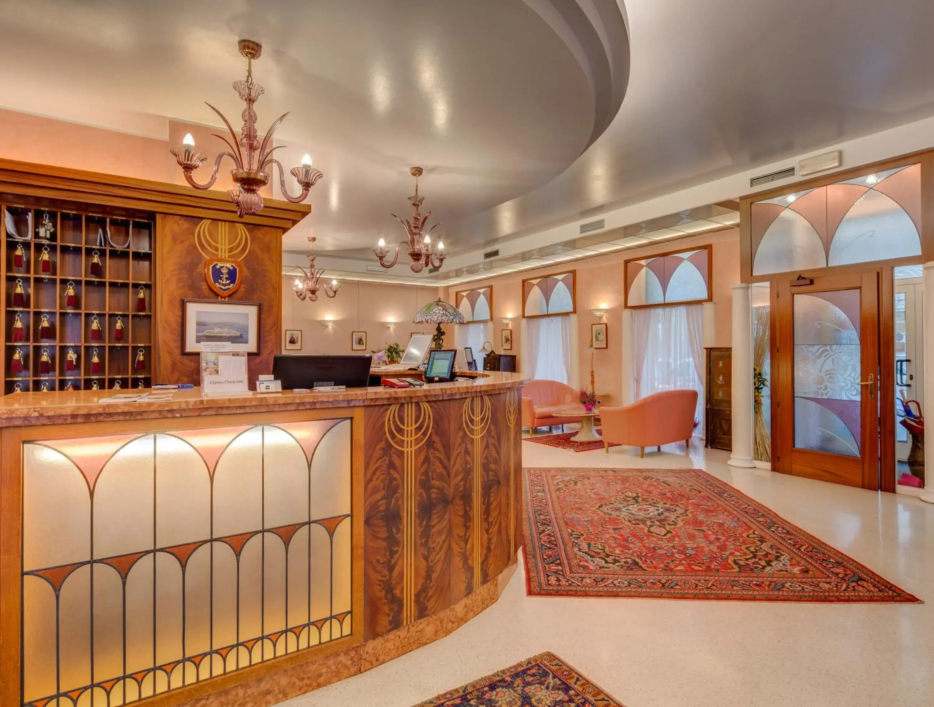 Lobby or reception in Hotel San Giusto Lobby or reception in Hotel San Giusto