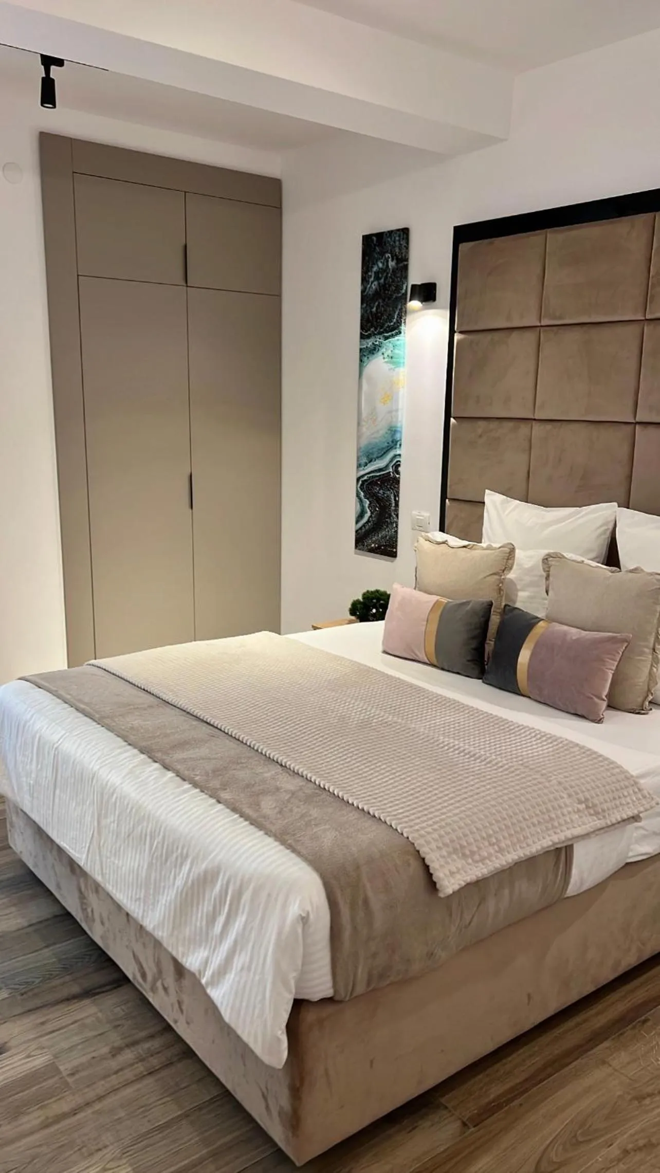 Bed in Atmosphere by the Sea