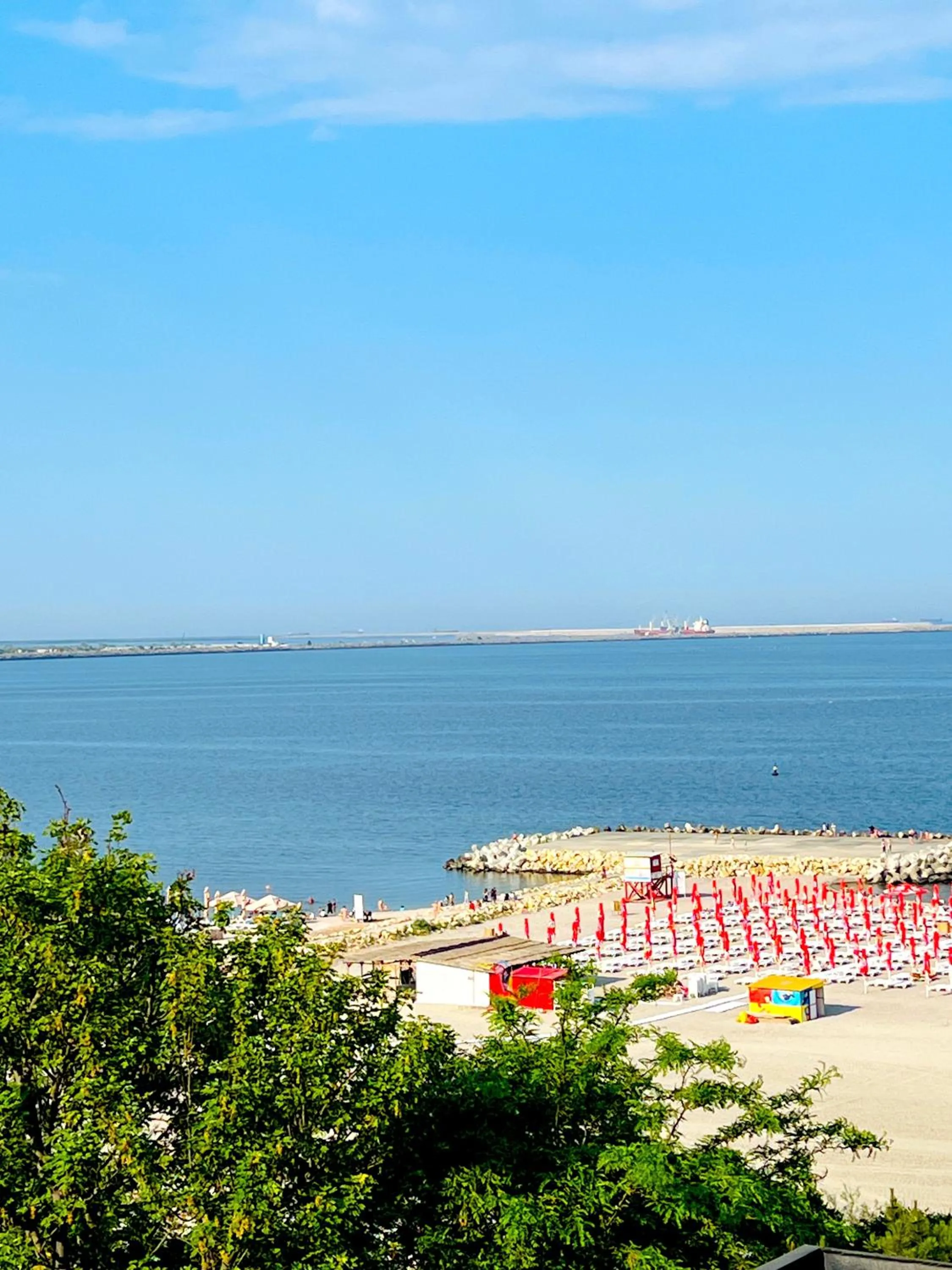 Beach in Atmosphere by the Sea