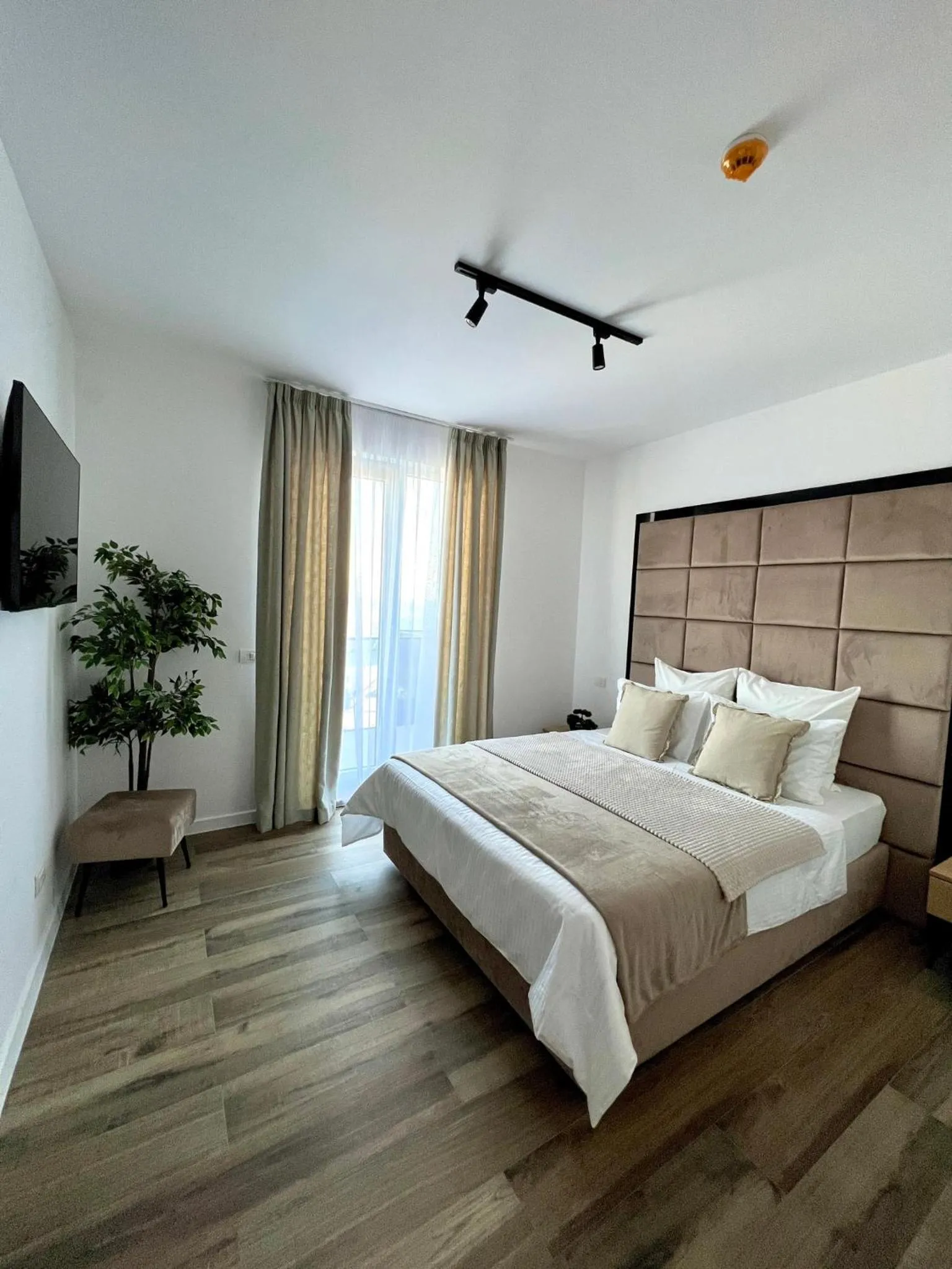 Bed in Atmosphere by the Sea