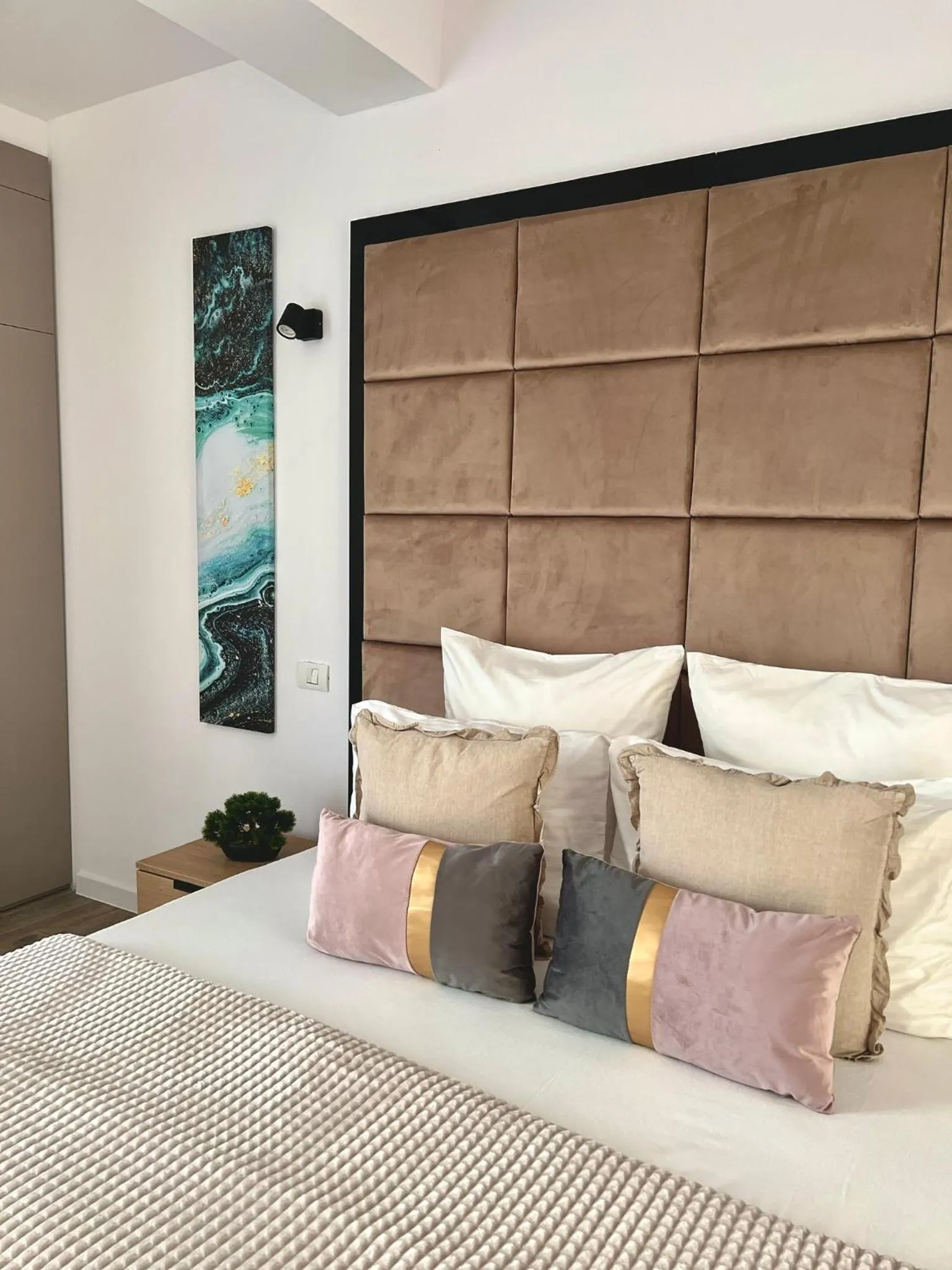 Bed in Atmosphere by the Sea