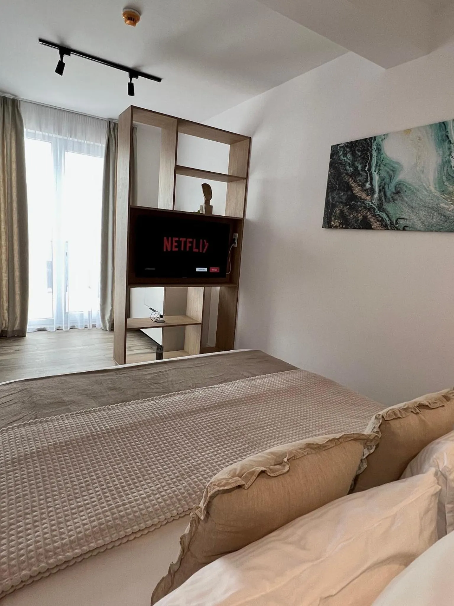 Bed in Atmosphere by the Sea