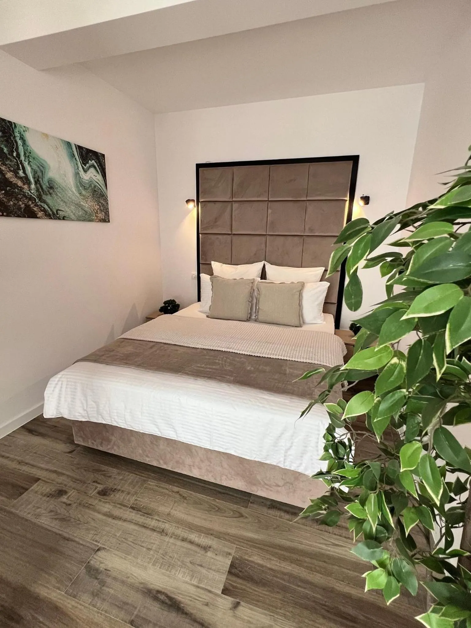 Bed in Atmosphere by the Sea